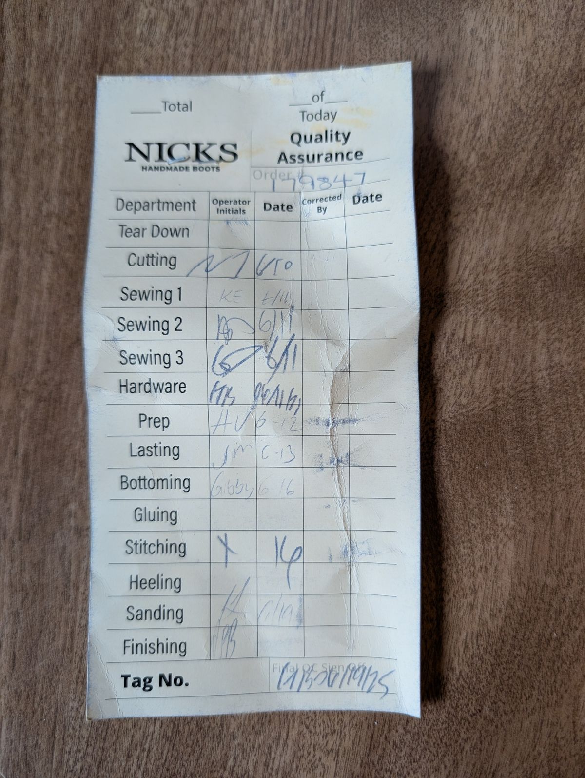 Photo by ilkhan on June 23, 2025 of the Nicks Ridgeline Hiking Boot in Nicks / Horween Spokane Honey waxout.