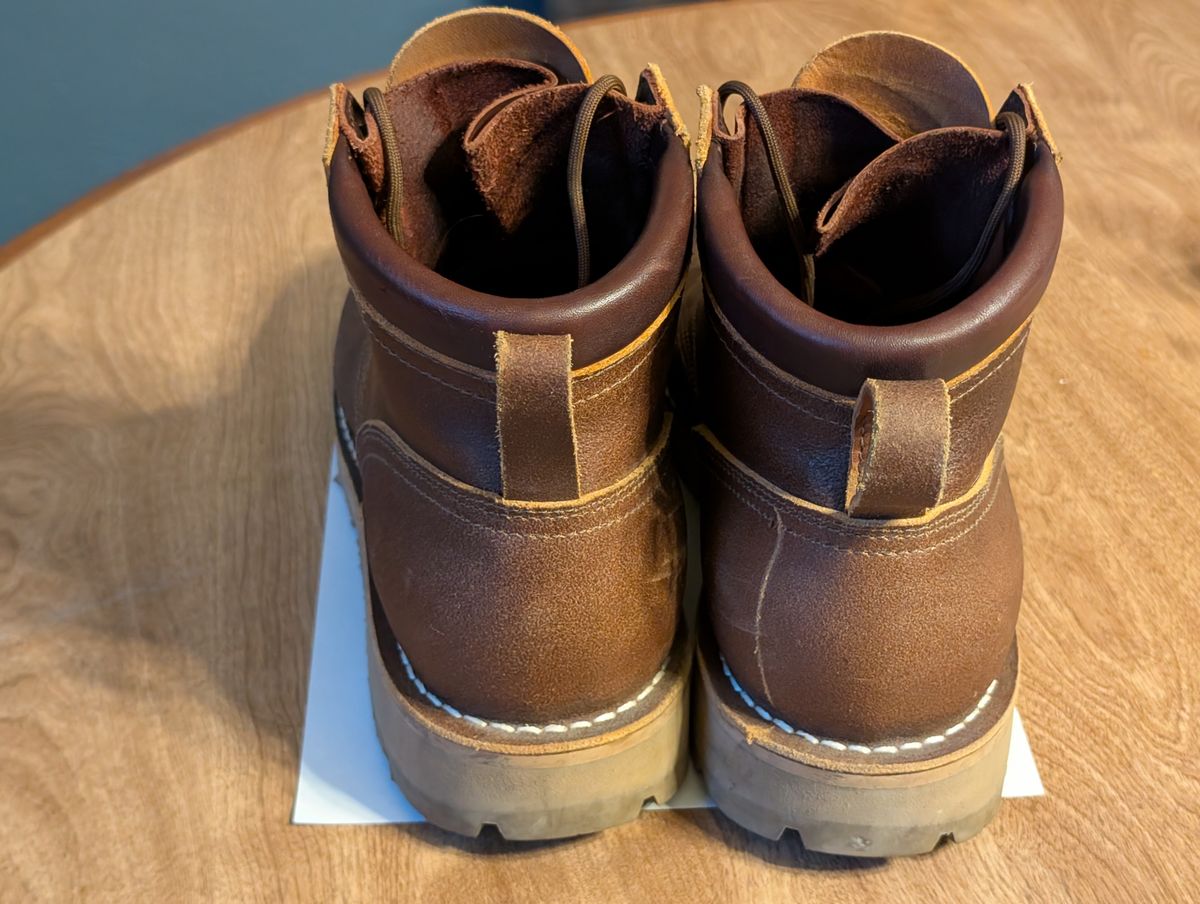 Photo by ilkhan on August 2, 2025 of the Nicks Ridgeline Hiking Boot in Nicks / Horween Spokane Honey waxout.