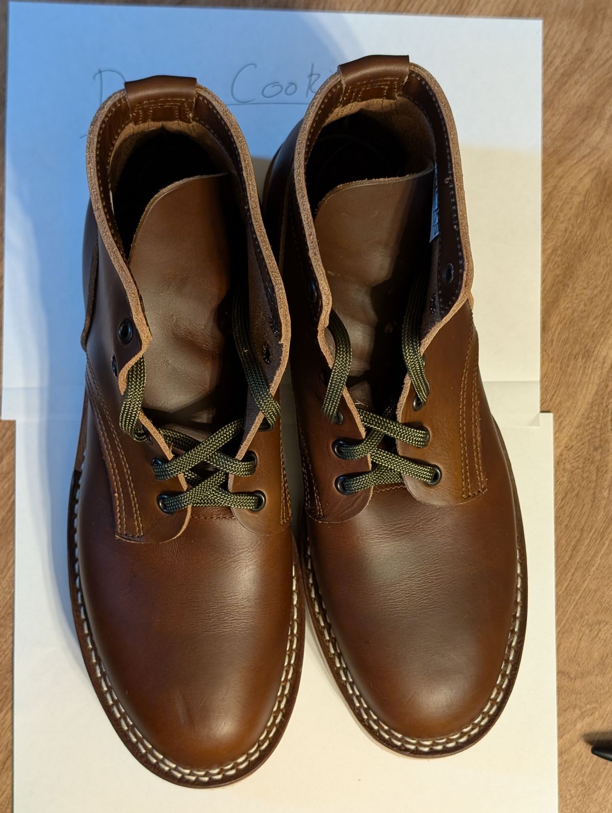 Photo by ilkhan on November 1, 2025 of the Nicks Ivan in Horween Shackleton Cognac.