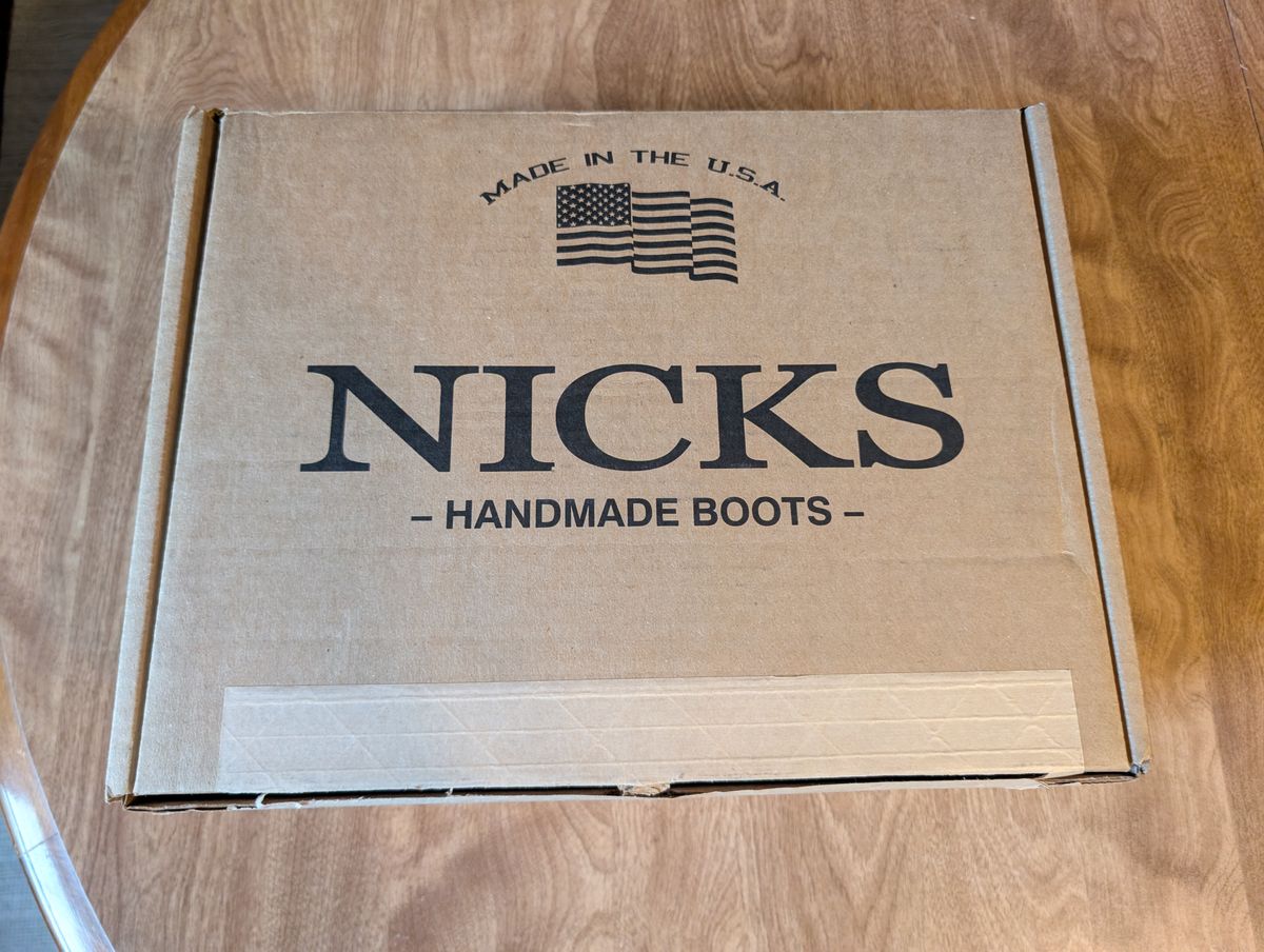 Photo by ilkhan on July 11, 2025 of the Nicks Aldert Strider Moc Toe in Nicks / Horween Shackleton Cognac.