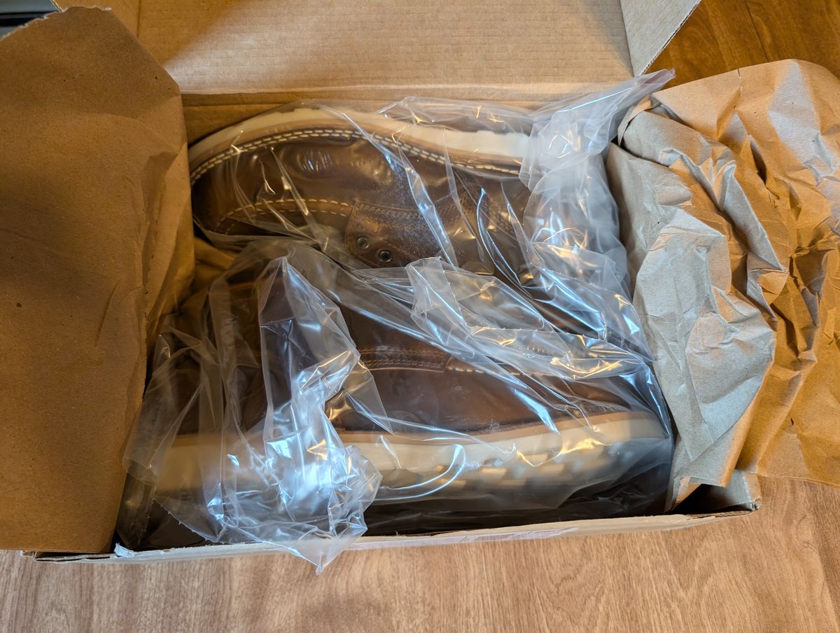 Photo by ilkhan on July 11, 2025 of the Nicks Aldert Strider Moc Toe in Nicks / Horween Shackleton Cognac.