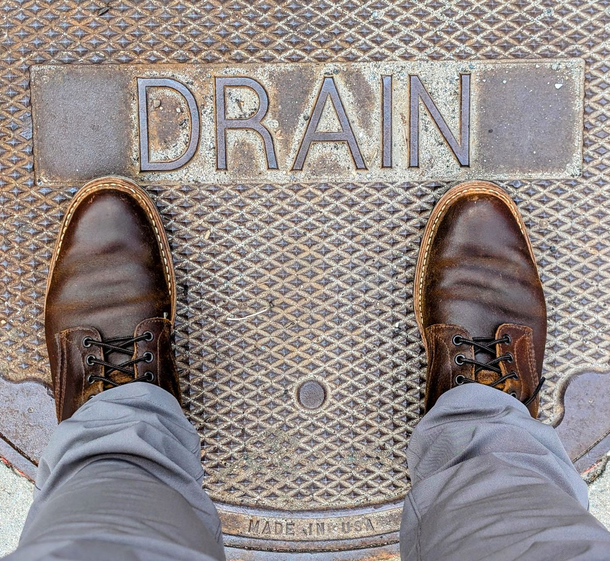 Photo by patina_colada on March 28, 2025 of the White's MP-M1 in Horween Cinnamon Waxed Flesh.