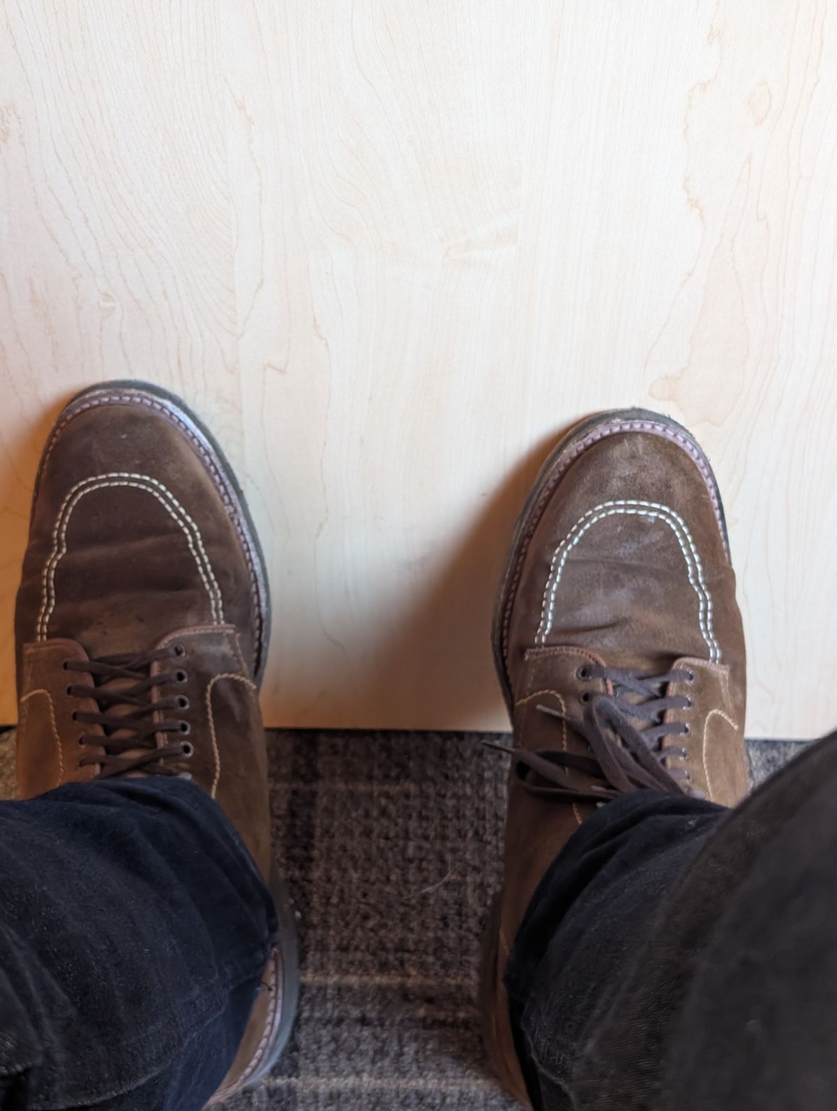Photo by patina_colada on February 18, 2025 of the Alden Indy Boot in Snuff Suede.