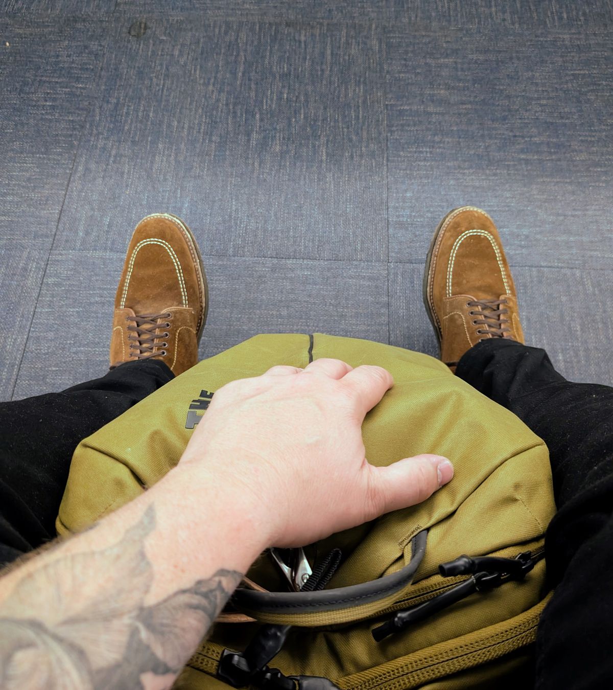 Photo by patina_colada on May 12, 2025 of the Alden Indy Boot in Snuff Suede.
