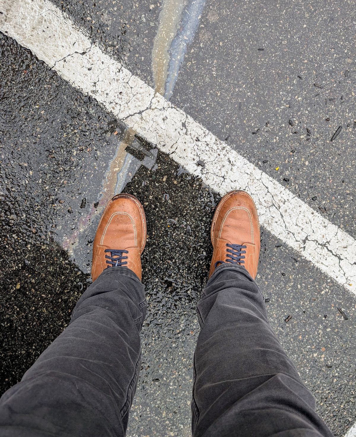 Photo by patina_colada on January 31, 2025 of the Alden Indy Boot in Horween Natural Chromexcel.
