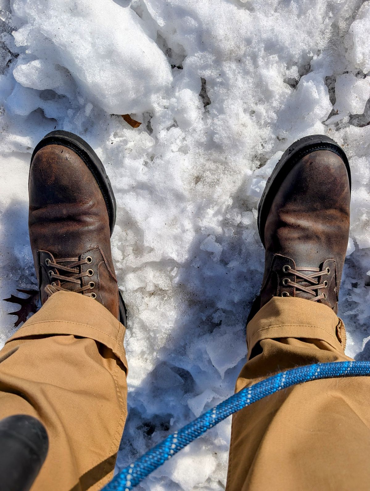 Photo by patina_colada on February 21, 2025 of the Viberg Scout Boot in C.F. Stead Snuff Waxy Commander Suede.