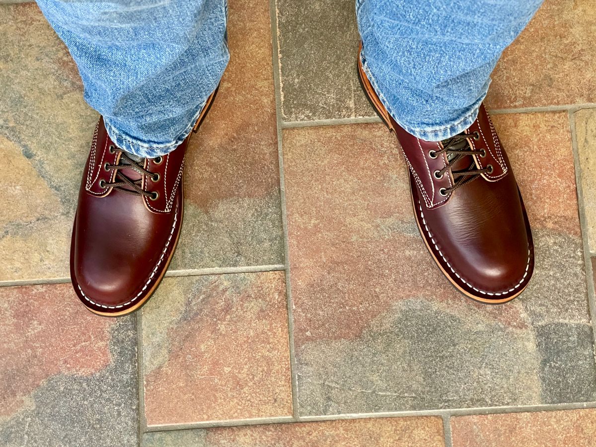 Photo by i_like_pizza_a_lot on November 28, 2025 of the JK Boots Archer in Seidel Oxblood Double Shot.