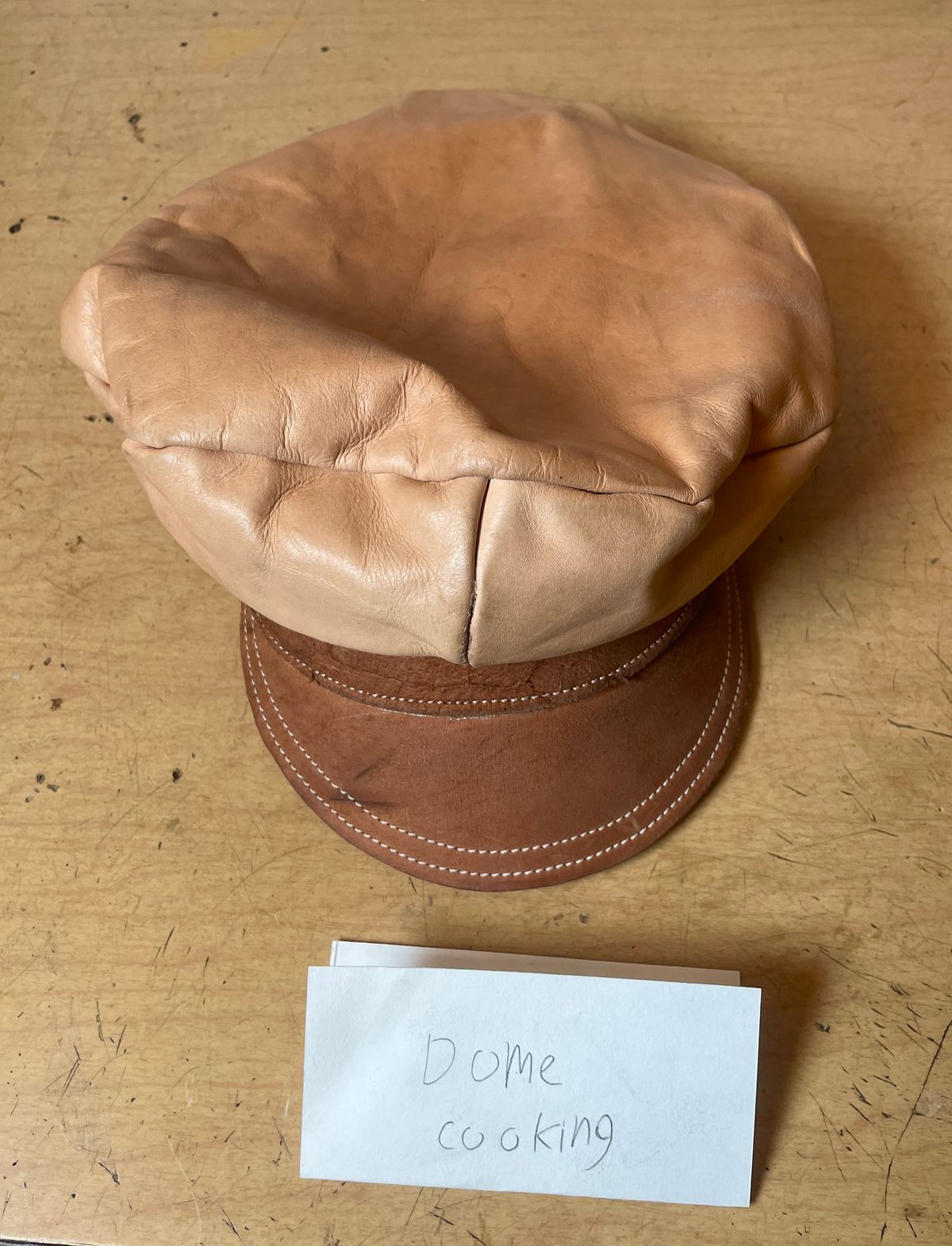 Photo by milokolb on November 2, 2025 of the Milo Kolb Hat in Guidi Culatta Horsebutt & Natural Veg Tan Calf.