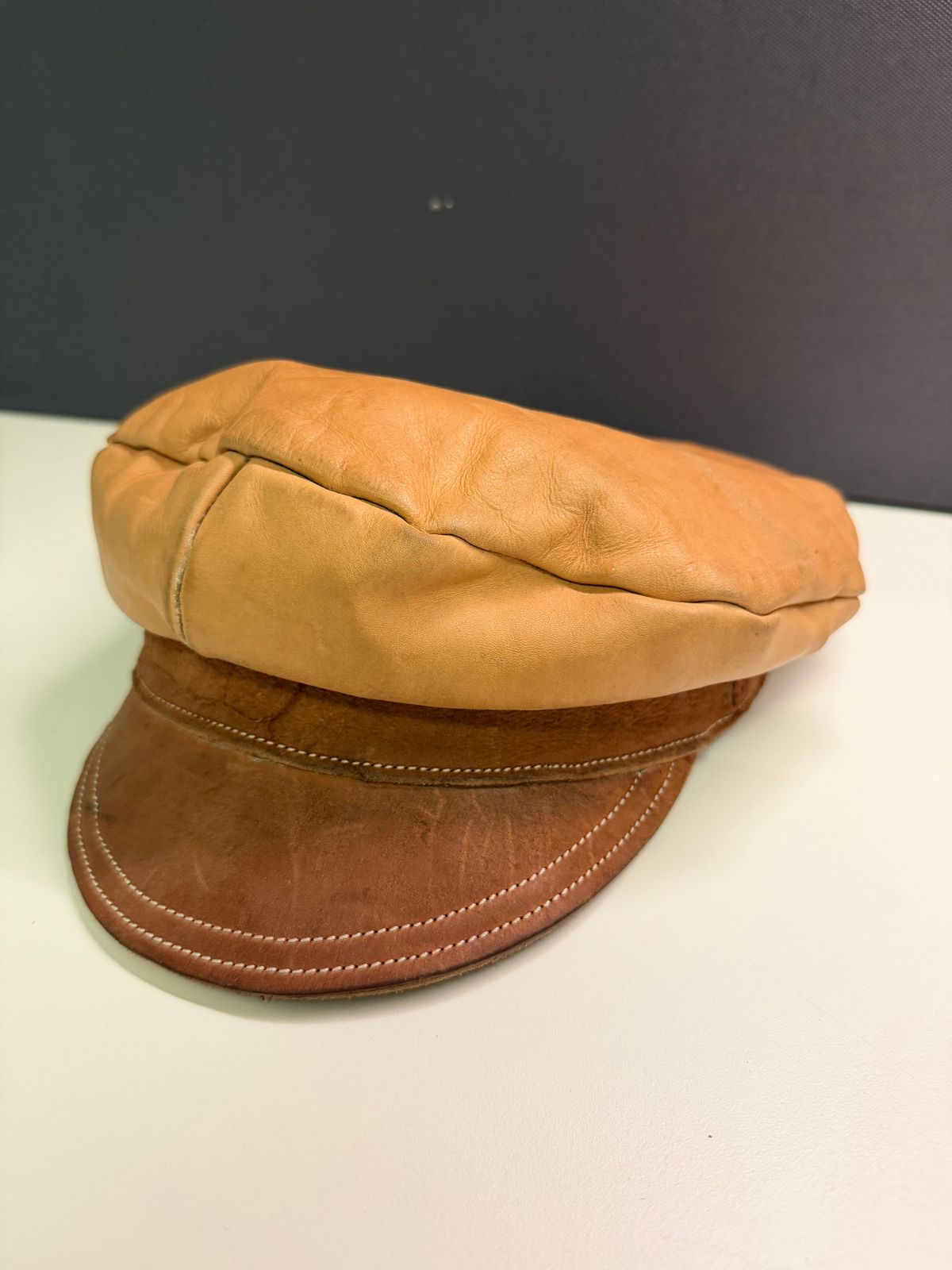 Photo by milokolb on January 5, 2026 of the Milo Kolb Hat in Guidi Culatta Horsebutt & Natural Veg Tan Calf.