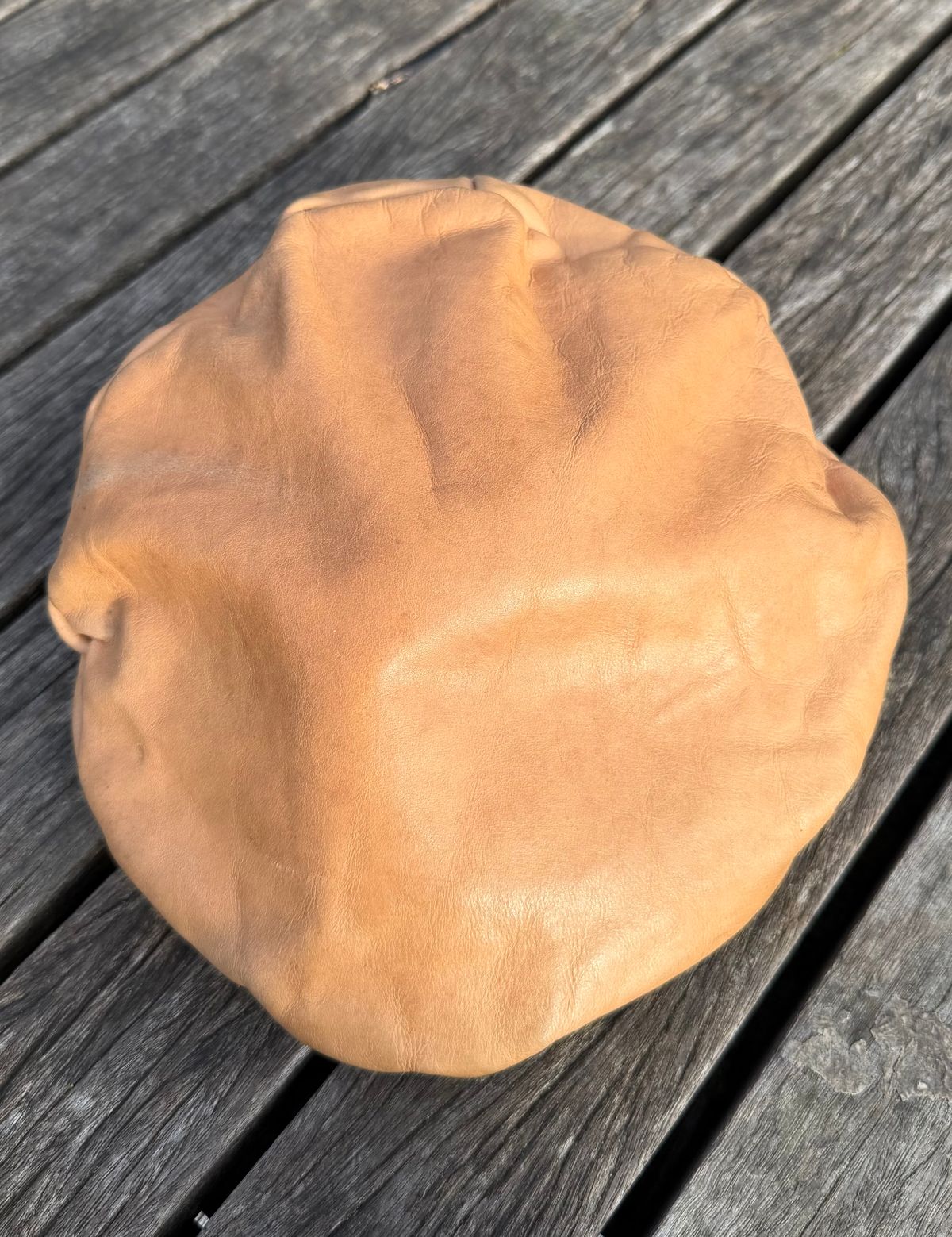 Photo by milokolb on February 4, 2026 of the Milo Kolb Hat in Guidi Culatta Horsebutt & Natural Veg Tan Calf.