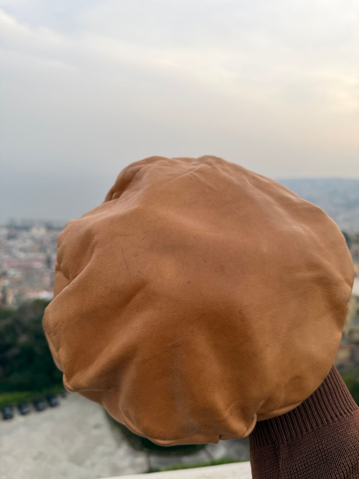 Photo by milokolb on March 5, 2026 of the Milo Kolb Hat in Guidi Culatta Horsebutt & Natural Veg Tan Calf.