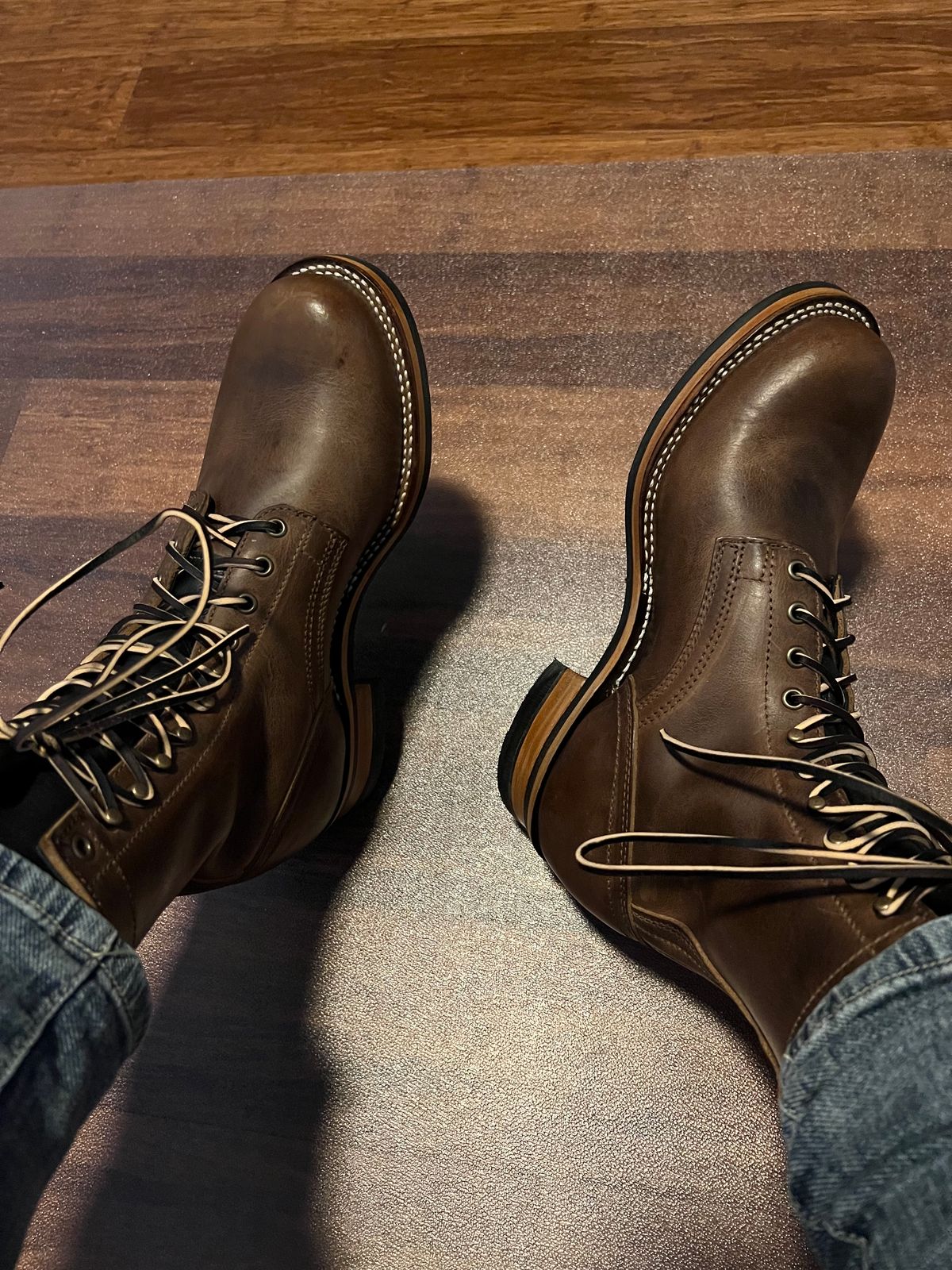 Photo by wjd on February 25, 2024 of the Drew's Boots 8-inch work boot in Rowdy Smooth.