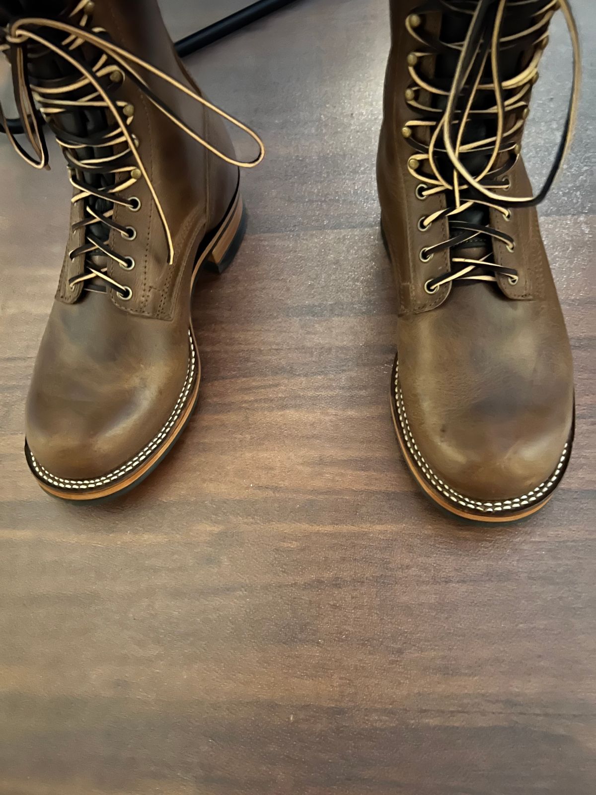 Photo by wjd on February 25, 2024 of the Drew's Boots 8-inch work boot in Rowdy Smooth.