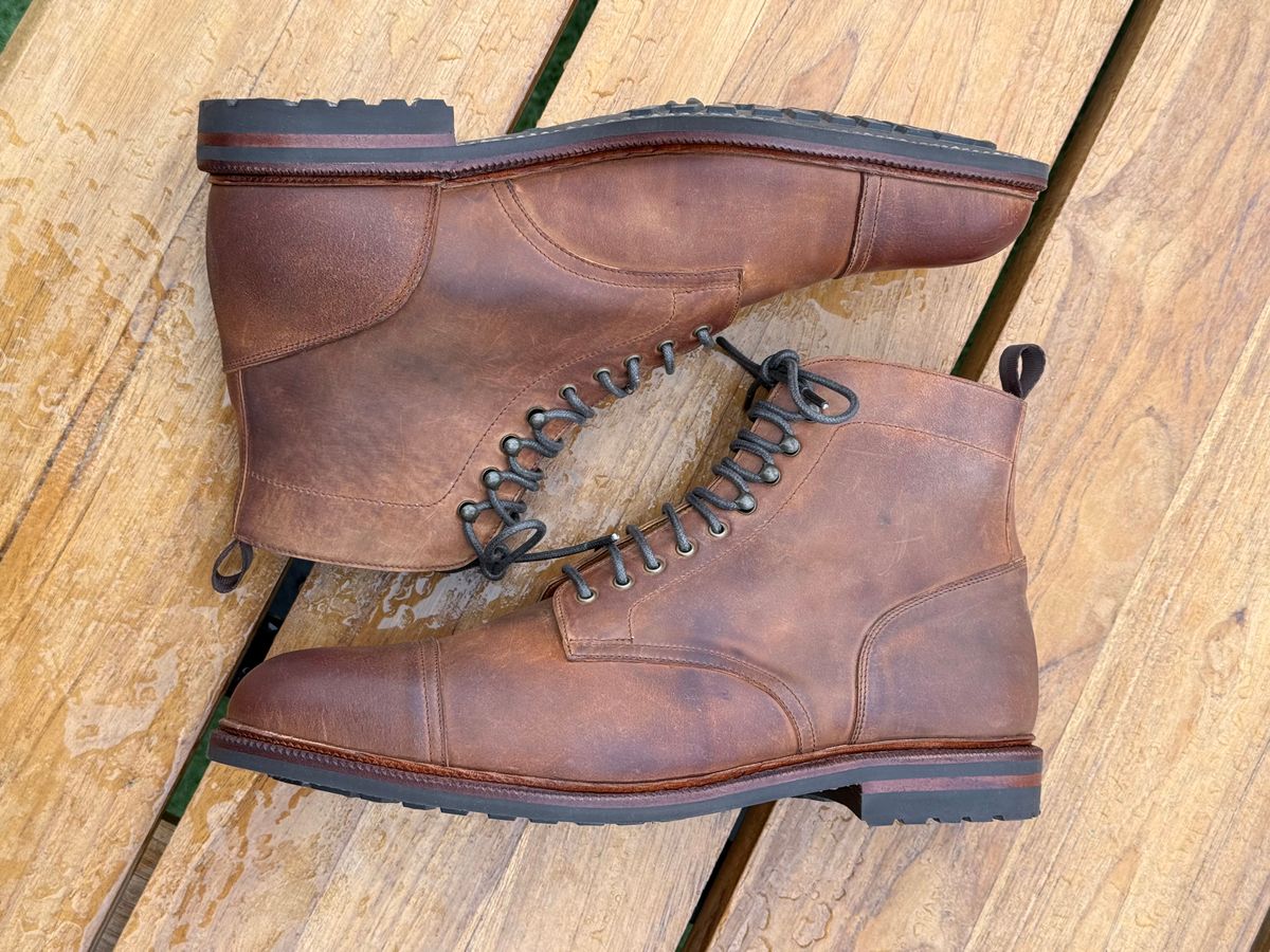 Photo by switchtrue on October 1, 2025 of the Meermin Jumper Boot in Tobacco Waxy Shell Cordovan.
