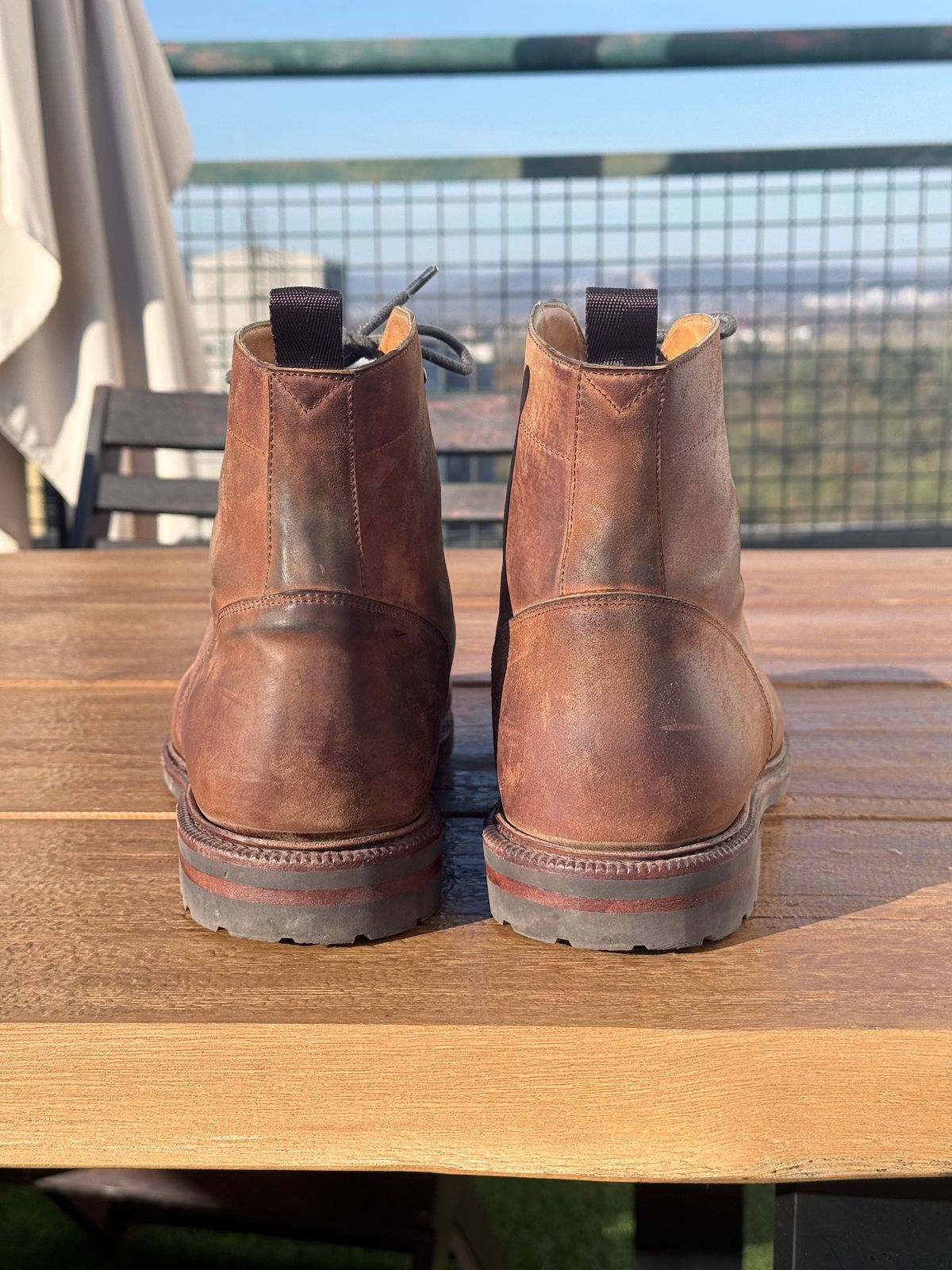 Photo by switchtrue on November 5, 2025 of the Meermin Jumper Boot in Tobacco Waxy Shell Cordovan.