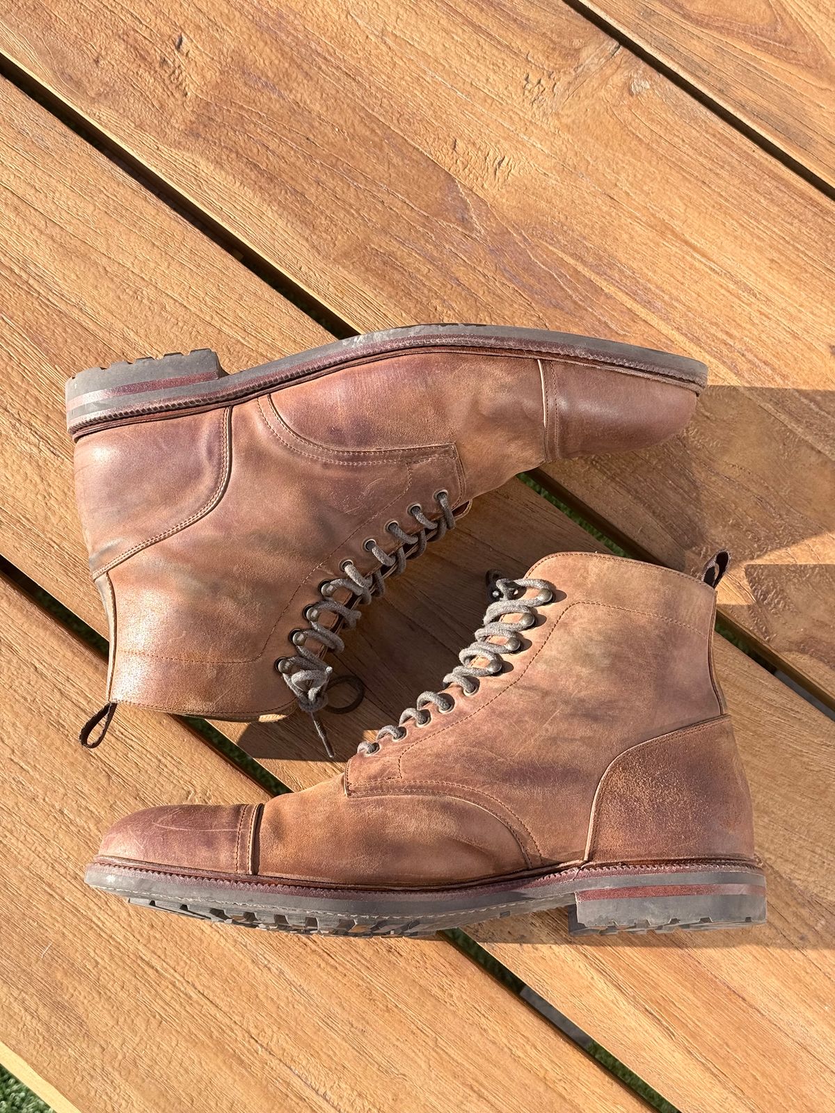 Photo by switchtrue on November 5, 2025 of the Meermin Jumper Boot in Tobacco Waxy Shell Cordovan.