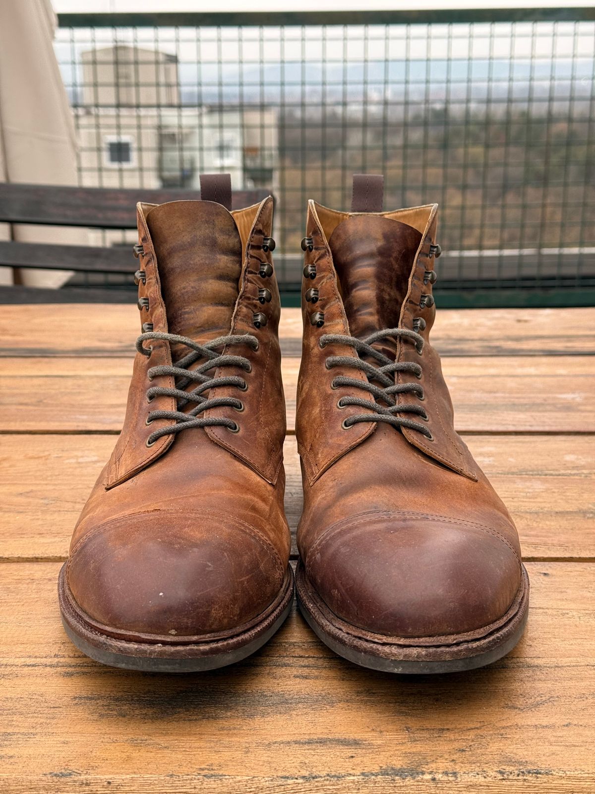 Photo by switchtrue on December 5, 2025 of the Meermin Jumper Boot in Tobacco Waxy Shell Cordovan.
