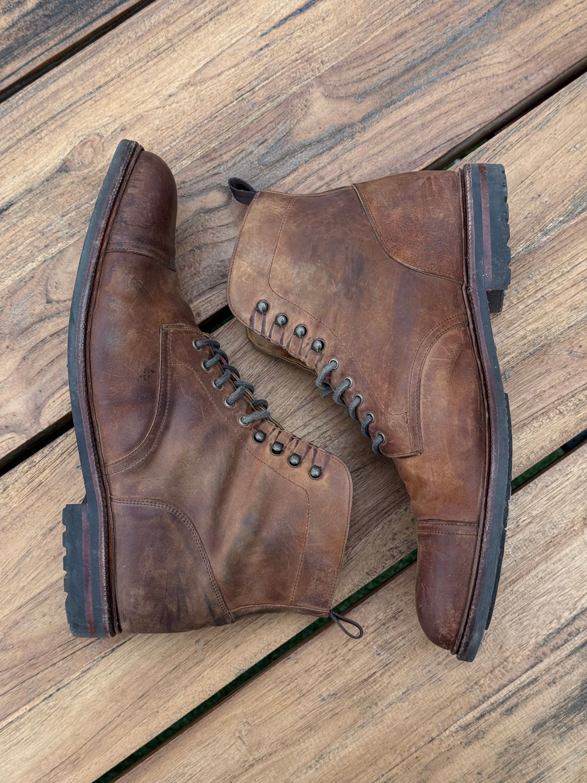 Photo by switchtrue on December 5, 2025 of the Meermin Jumper Boot in Tobacco Waxy Shell Cordovan.