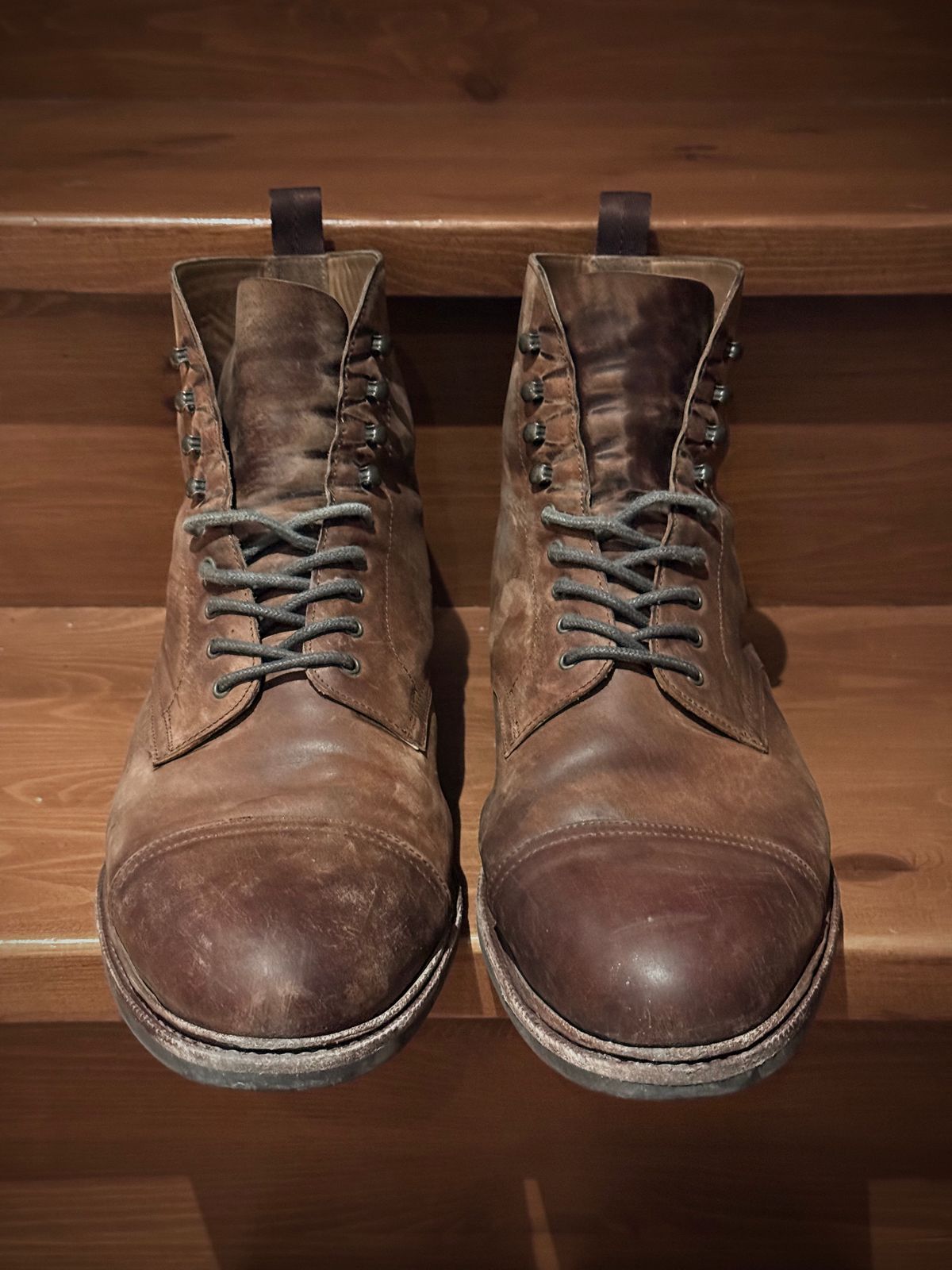 Photo by switchtrue on February 5, 2026 of the Meermin Jumper Boot in Tobacco Waxy Shell Cordovan.