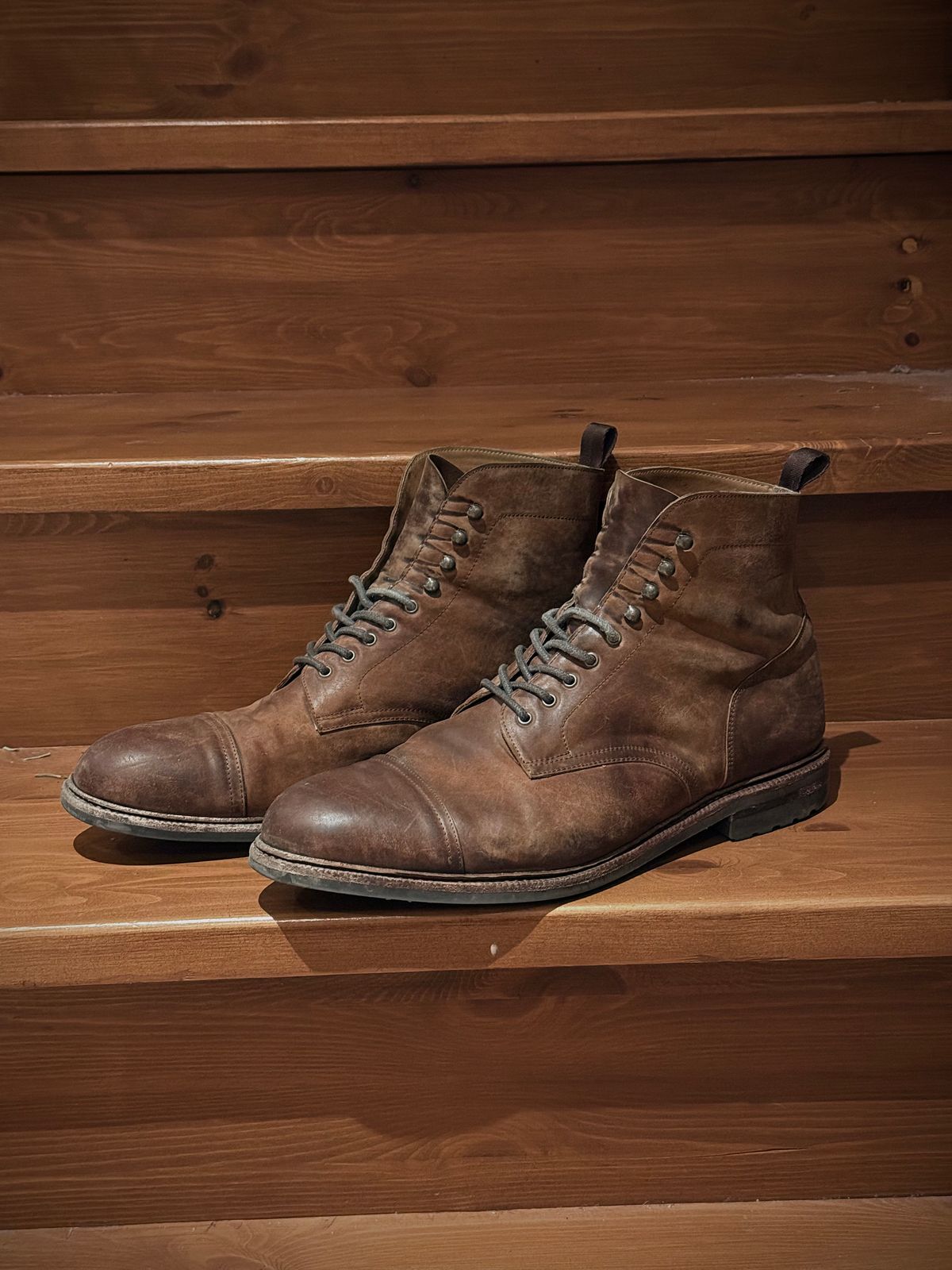 Photo by switchtrue on February 5, 2026 of the Meermin Jumper Boot in Tobacco Waxy Shell Cordovan.