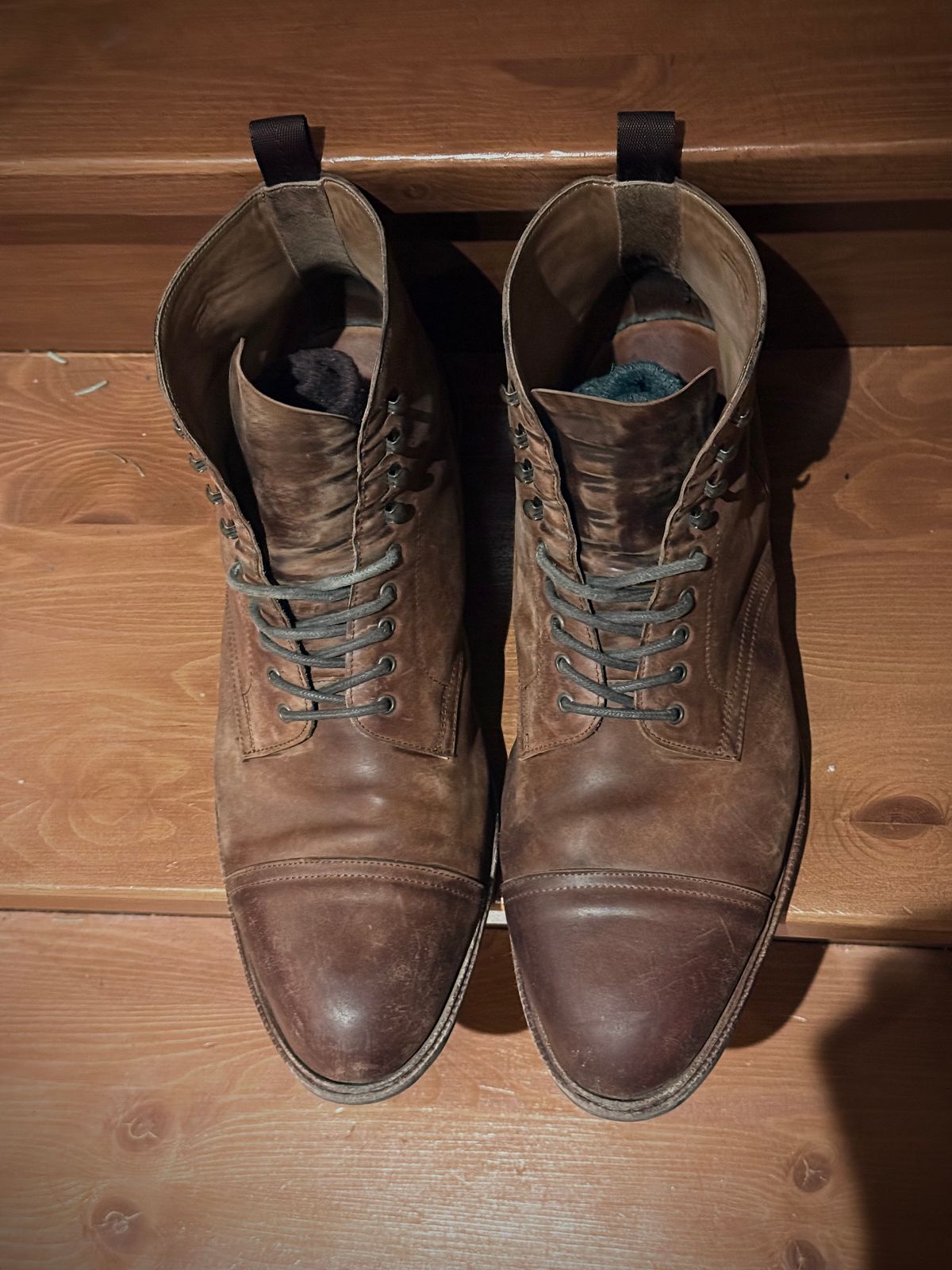 Photo by switchtrue on February 5, 2026 of the Meermin Jumper Boot in Tobacco Waxy Shell Cordovan.