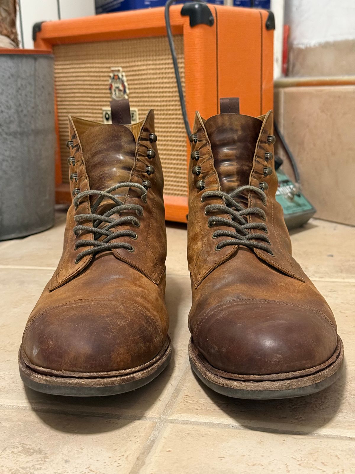 Photo by switchtrue on March 5, 2026 of the Meermin Jumper Boot in Tobacco Waxy Shell Cordovan.