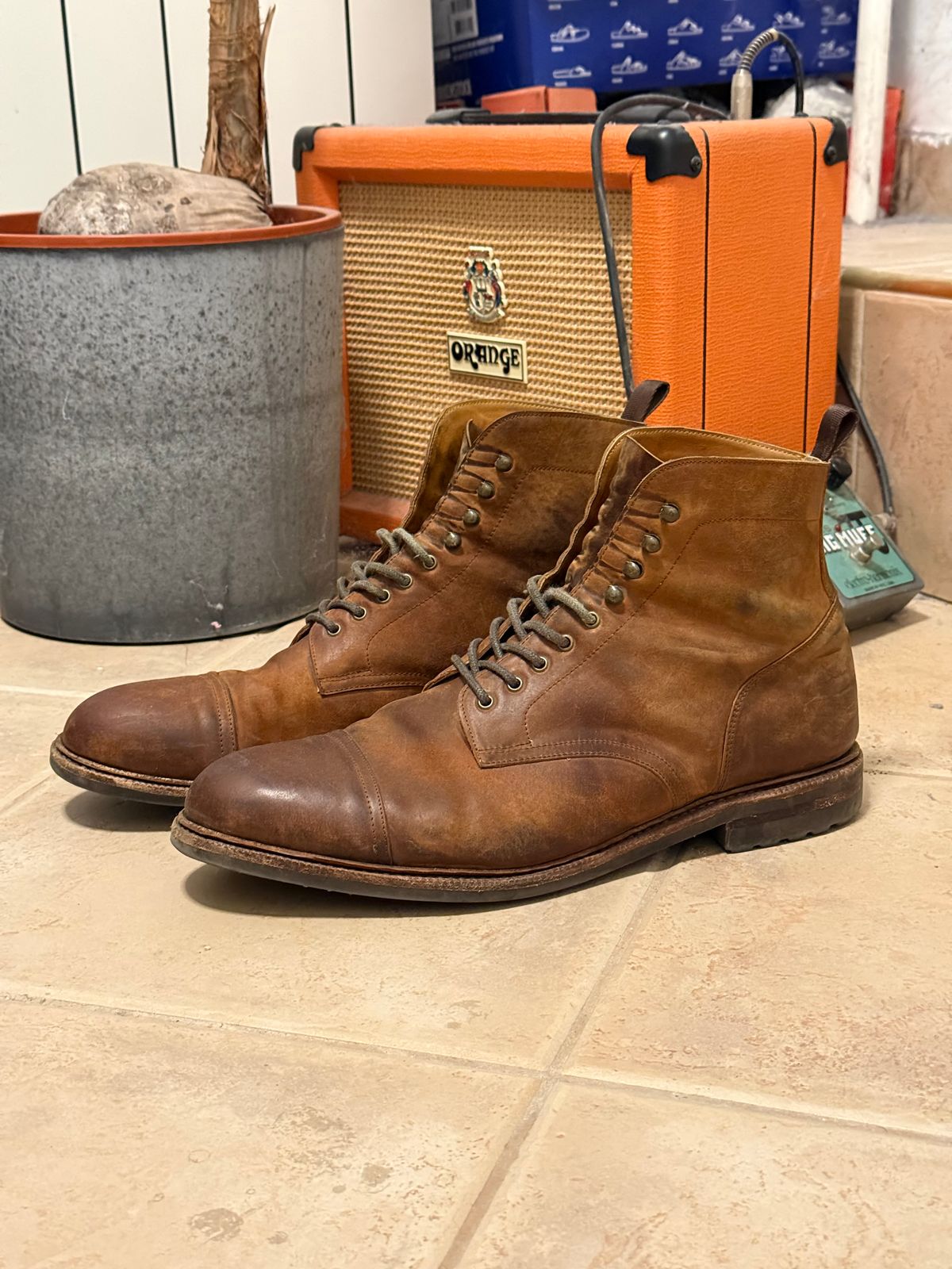 Photo by switchtrue on March 5, 2026 of the Meermin Jumper Boot in Tobacco Waxy Shell Cordovan.