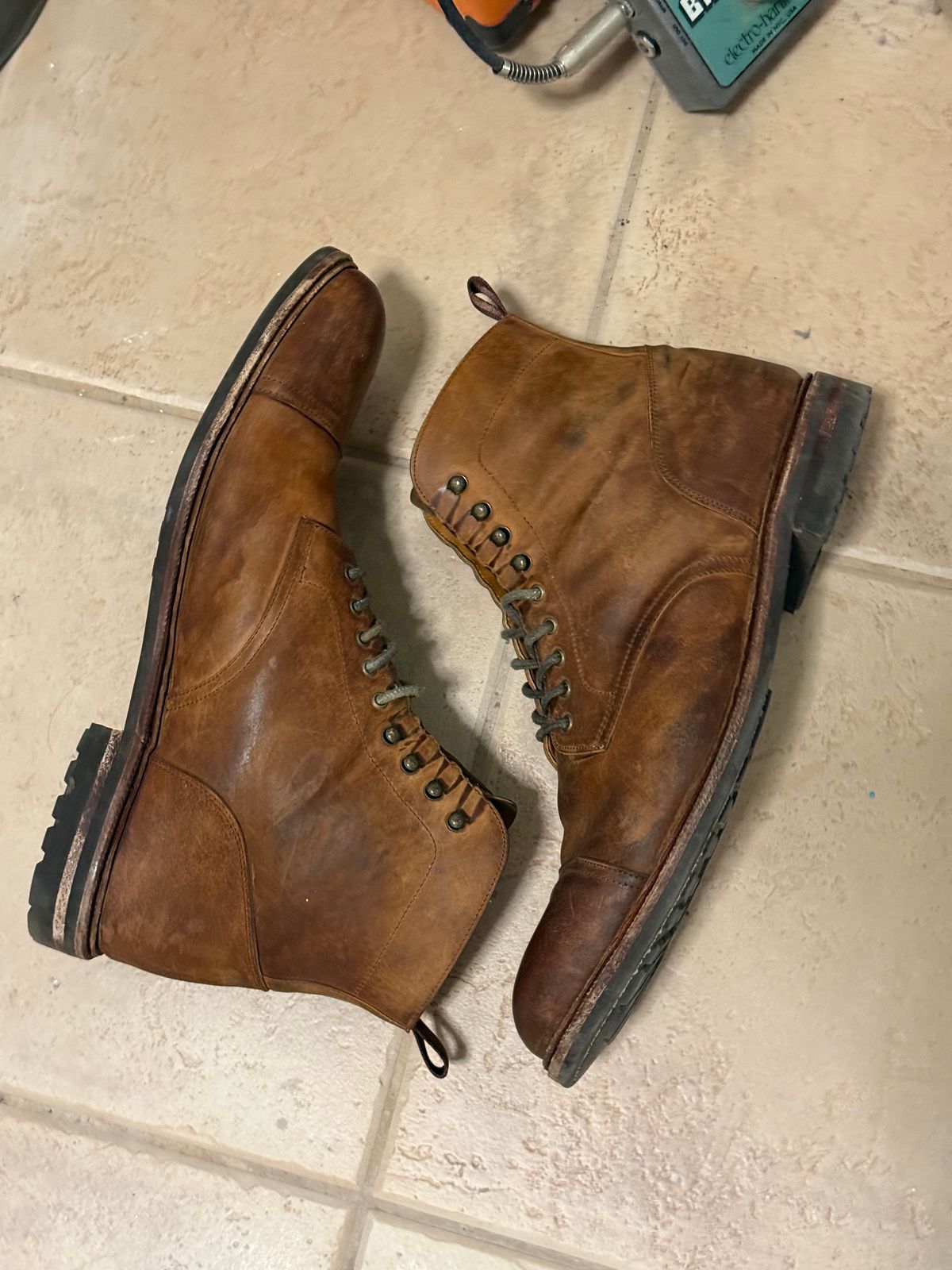 Photo by switchtrue on March 5, 2026 of the Meermin Jumper Boot in Tobacco Waxy Shell Cordovan.