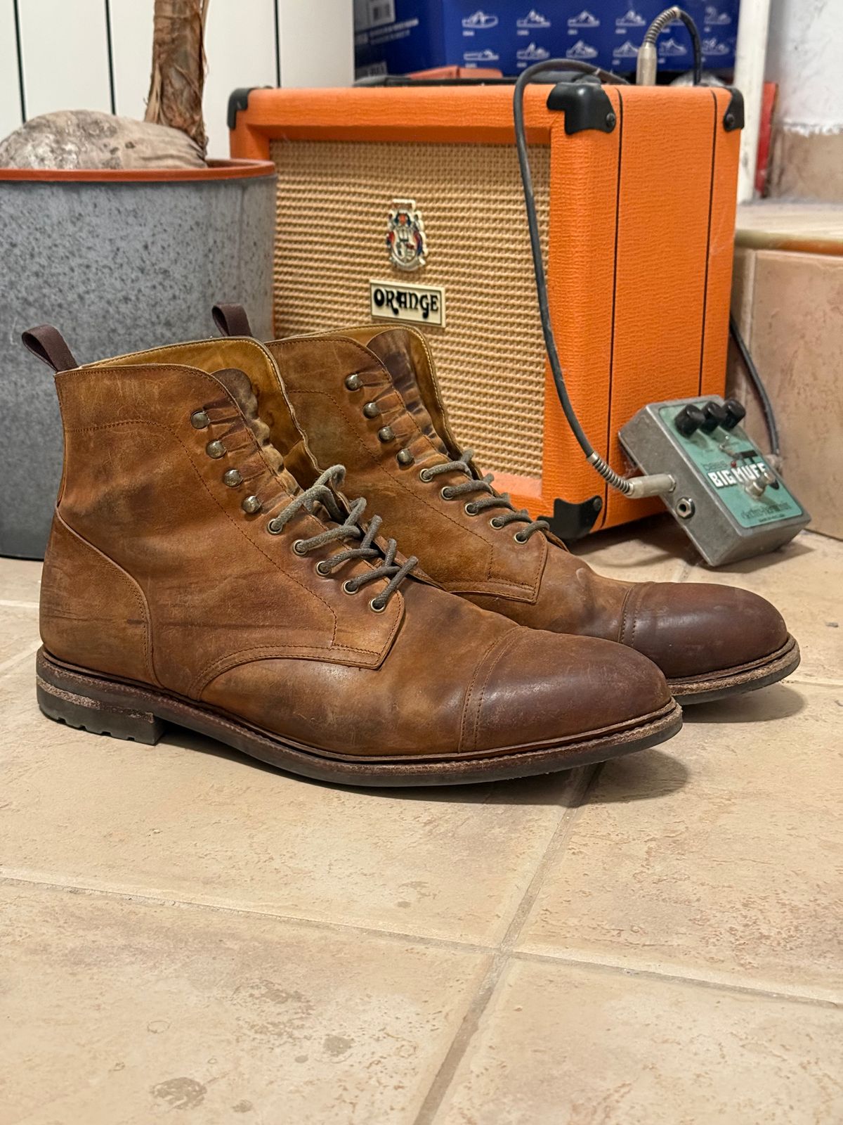 Photo by switchtrue on March 5, 2026 of the Meermin Jumper Boot in Tobacco Waxy Shell Cordovan.
