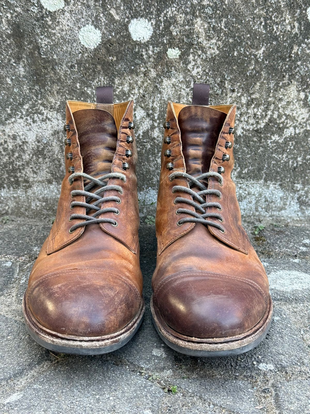 Photo by switchtrue on April 4, 2026 of the Meermin Jumper Boot in Tobacco Waxy Shell Cordovan.