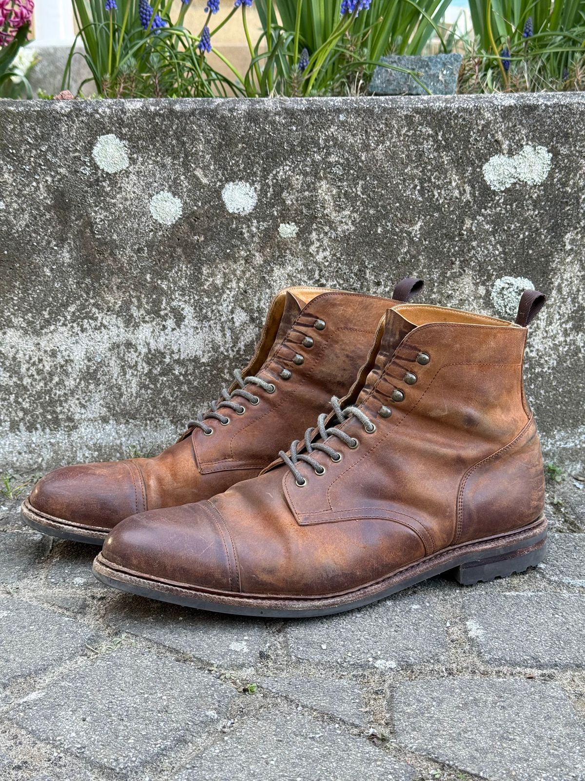 Photo by switchtrue on April 4, 2026 of the Meermin Jumper Boot in Tobacco Waxy Shell Cordovan.