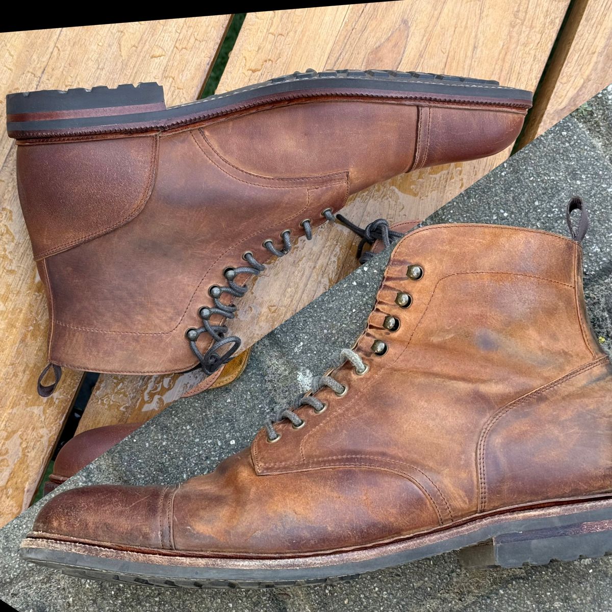 Photo by switchtrue on April 4, 2026 of the Meermin Jumper Boot in Tobacco Waxy Shell Cordovan.