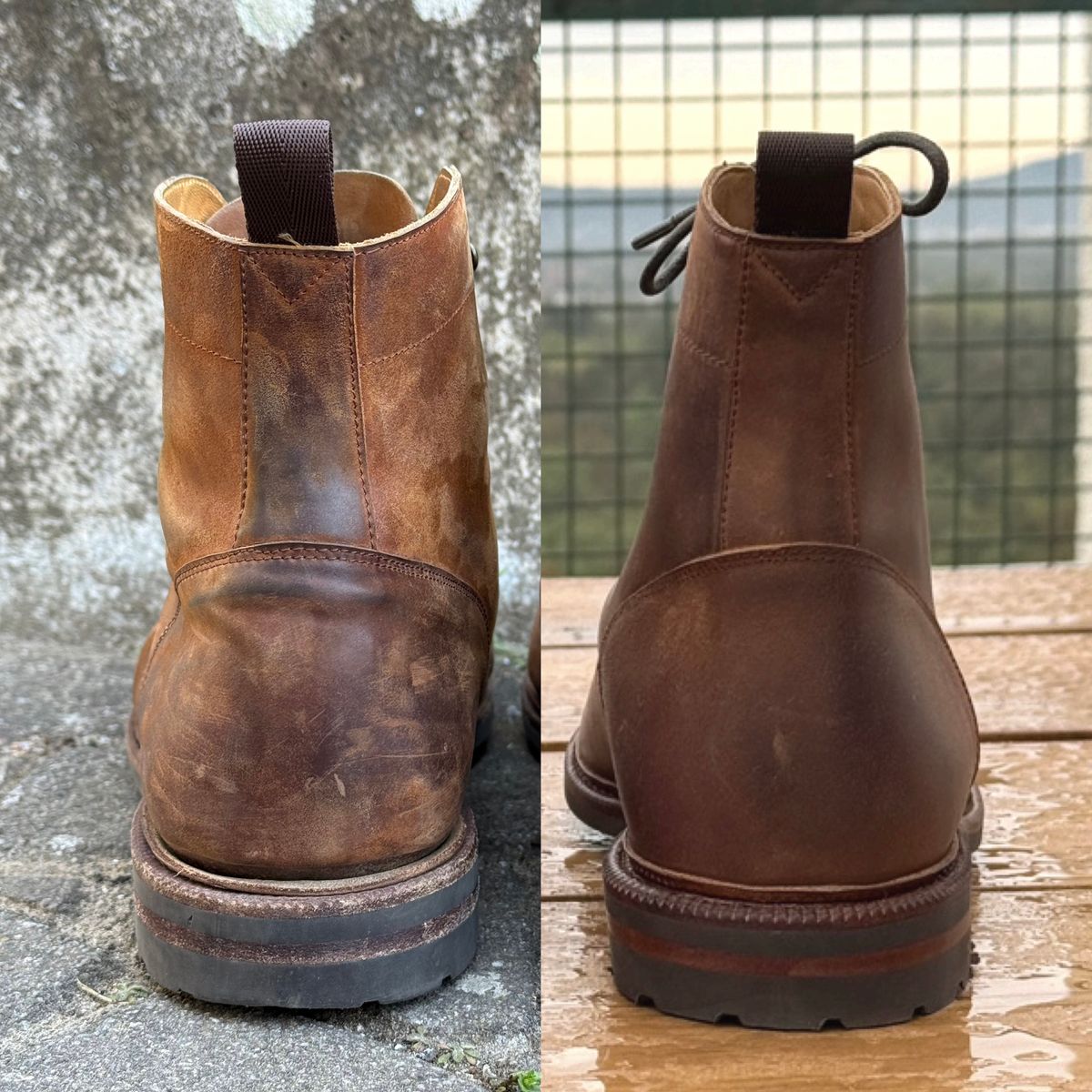 Photo by switchtrue on April 4, 2026 of the Meermin Jumper Boot in Tobacco Waxy Shell Cordovan.