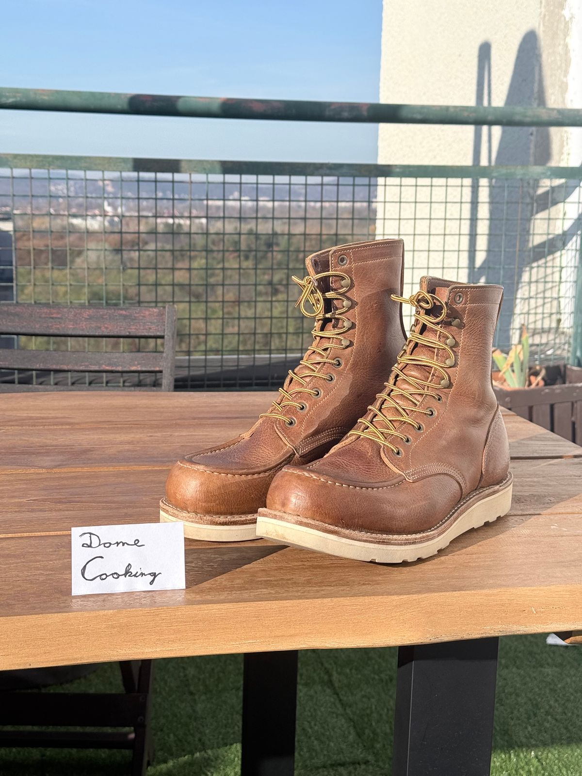 Photo by switchtrue on November 5, 2025 of the Truman Upland Boot in British Tan Grizzly.