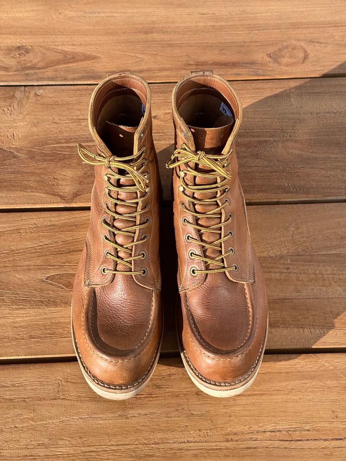 Photo by switchtrue on November 5, 2025 of the Truman Upland Boot in British Tan Grizzly.