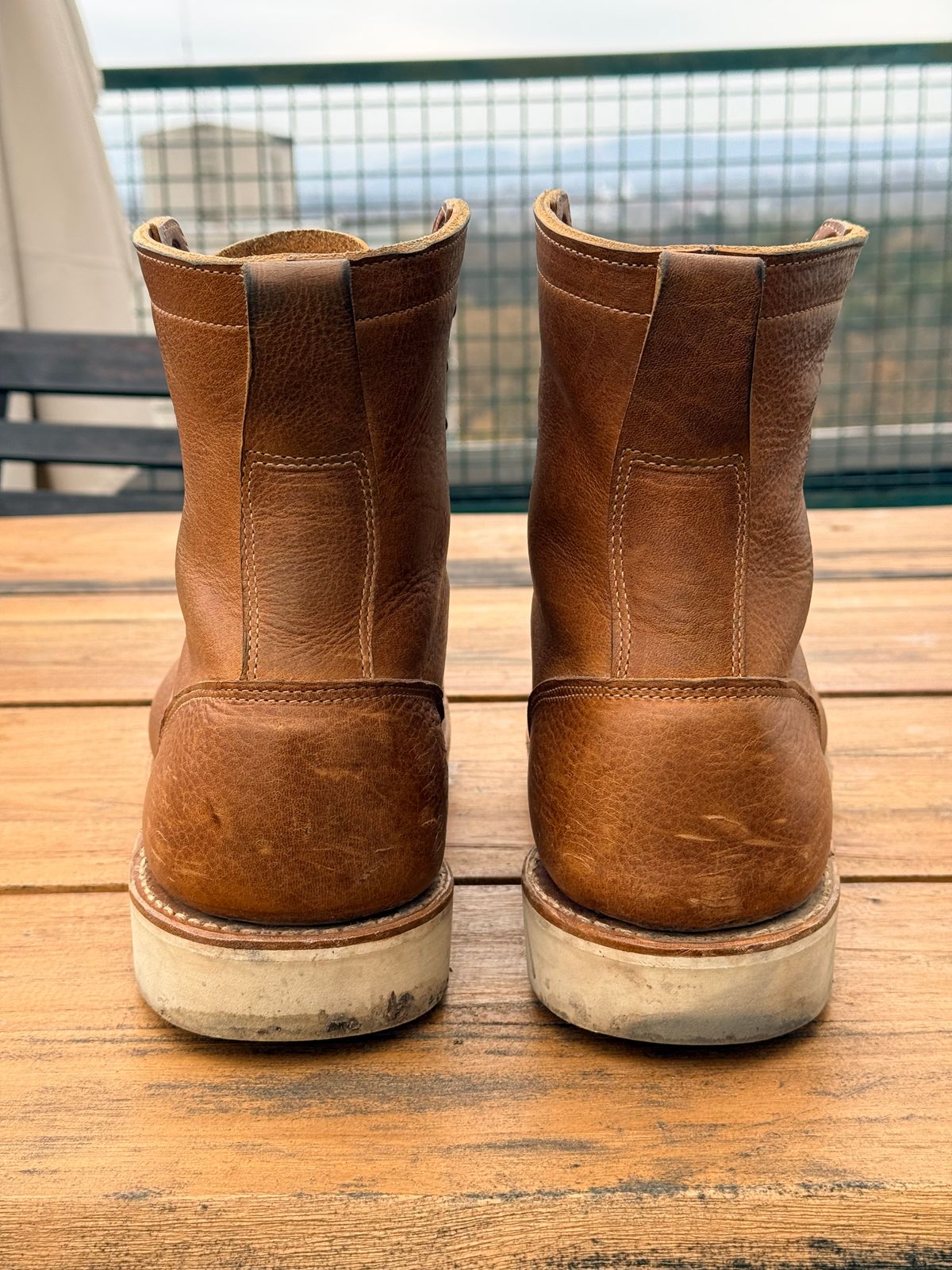 Photo by switchtrue on December 5, 2025 of the Truman Upland Boot in British Tan Grizzly.