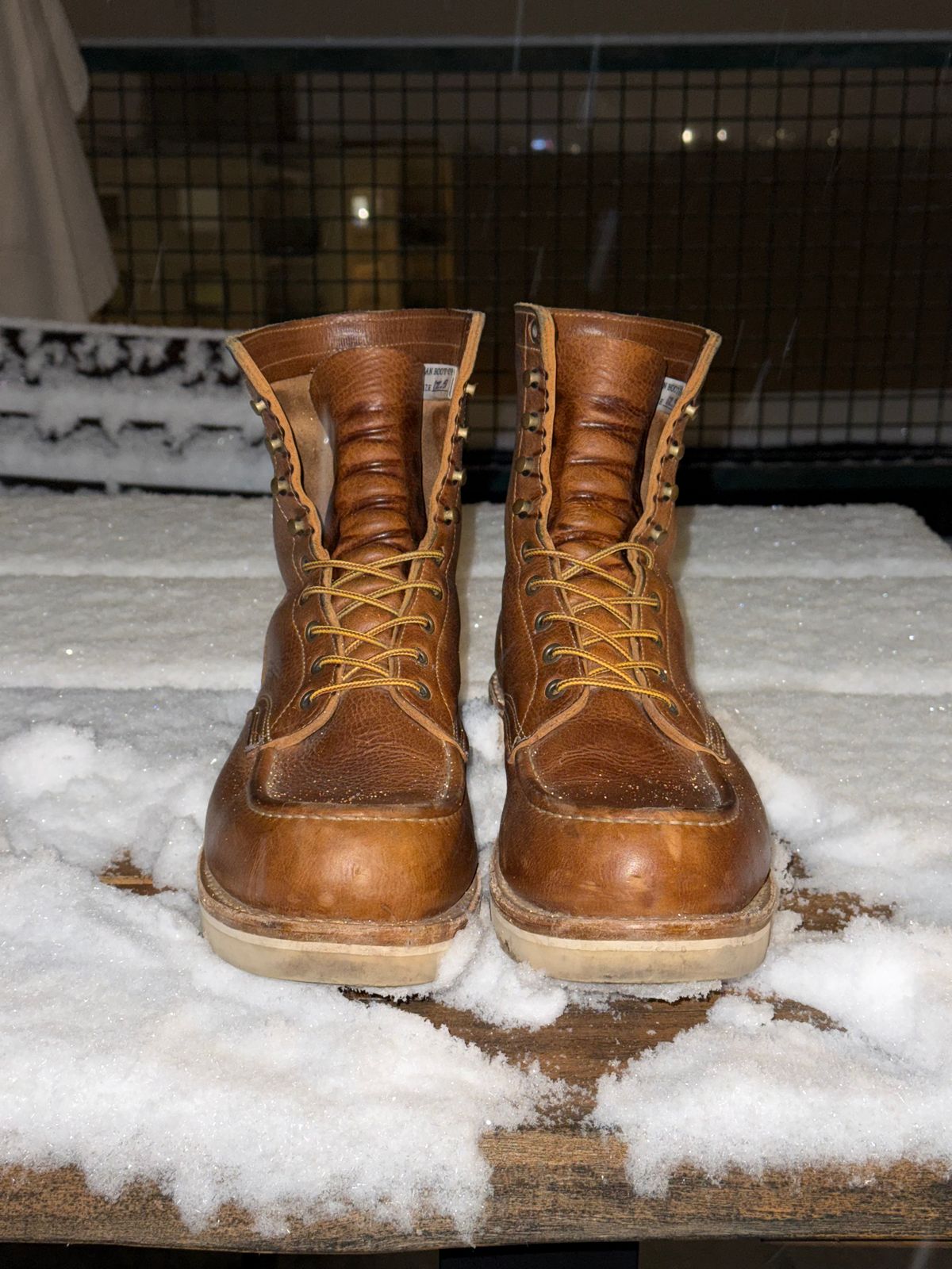 Photo by switchtrue on January 5, 2026 of the Truman Upland Boot in British Tan Grizzly.