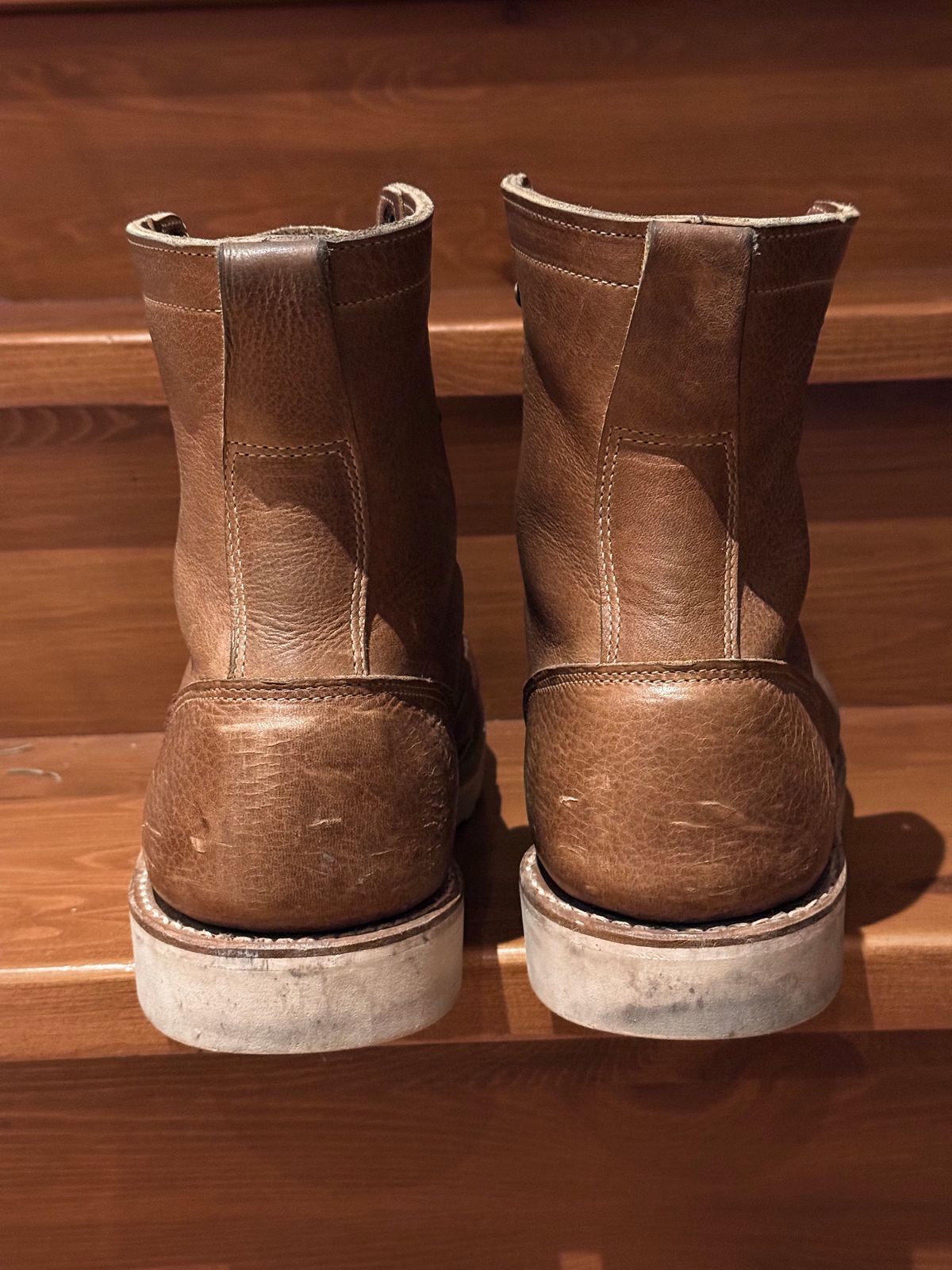 Photo by switchtrue on February 5, 2026 of the Truman Upland Boot in British Tan Grizzly.