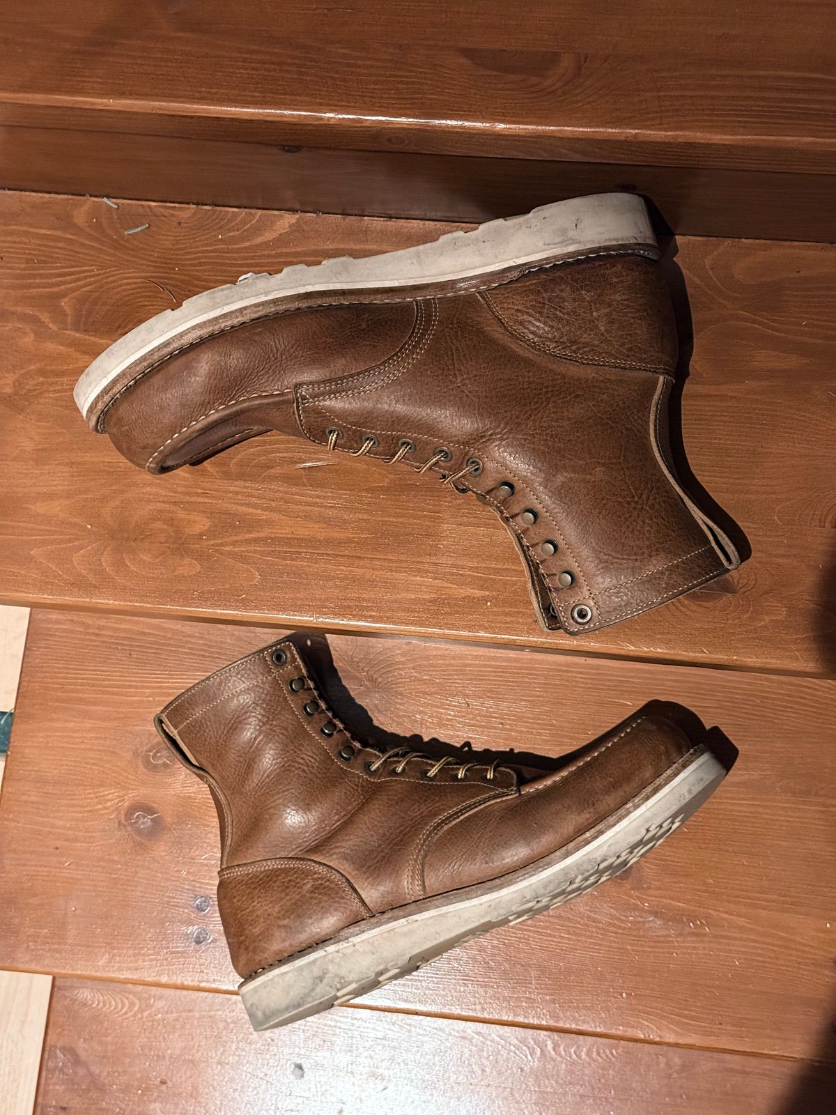 Photo by switchtrue on February 5, 2026 of the Truman Upland Boot in British Tan Grizzly.