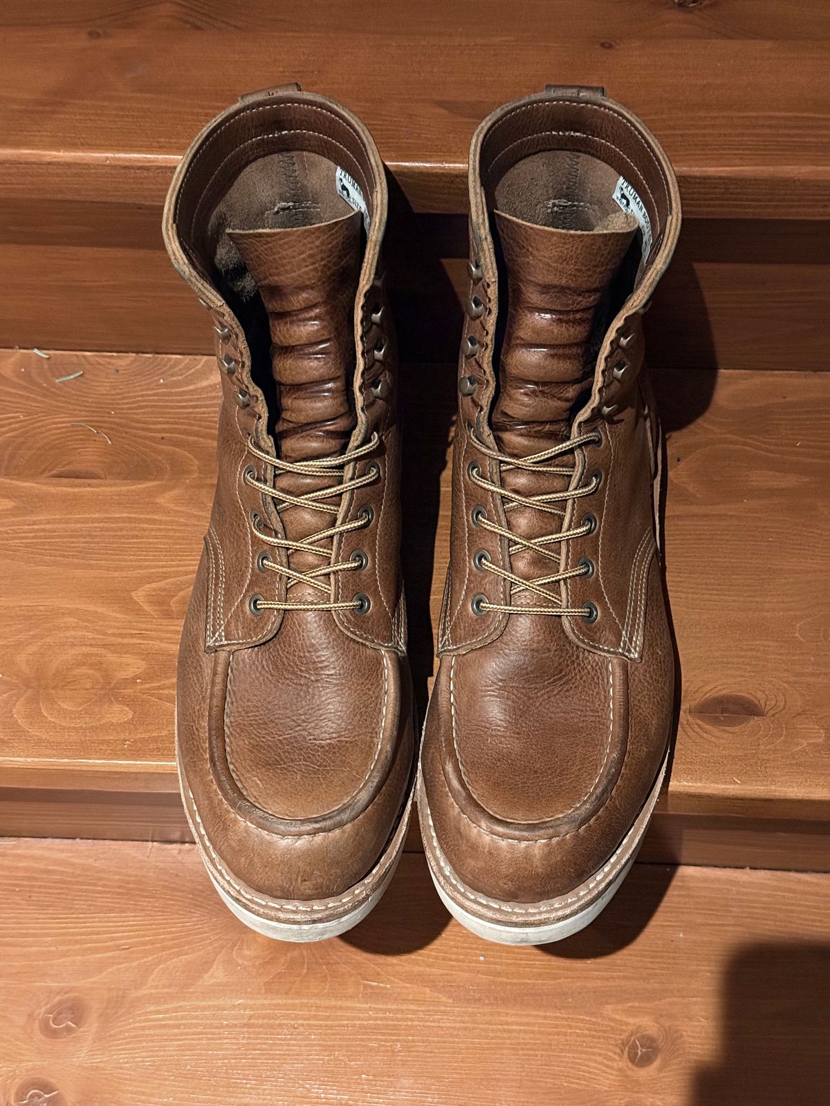 Photo by switchtrue on February 5, 2026 of the Truman Upland Boot in British Tan Grizzly.