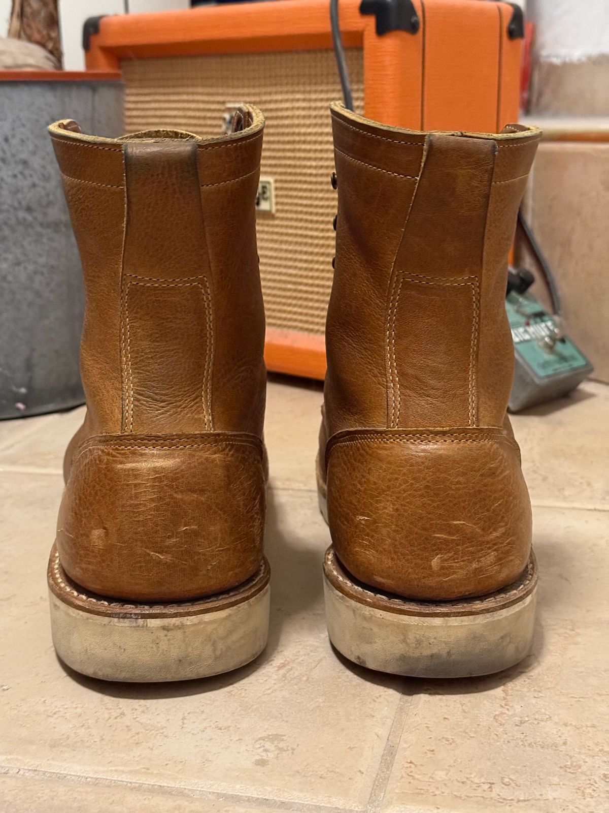 Photo by switchtrue on March 5, 2026 of the Truman Upland Boot in British Tan Grizzly.