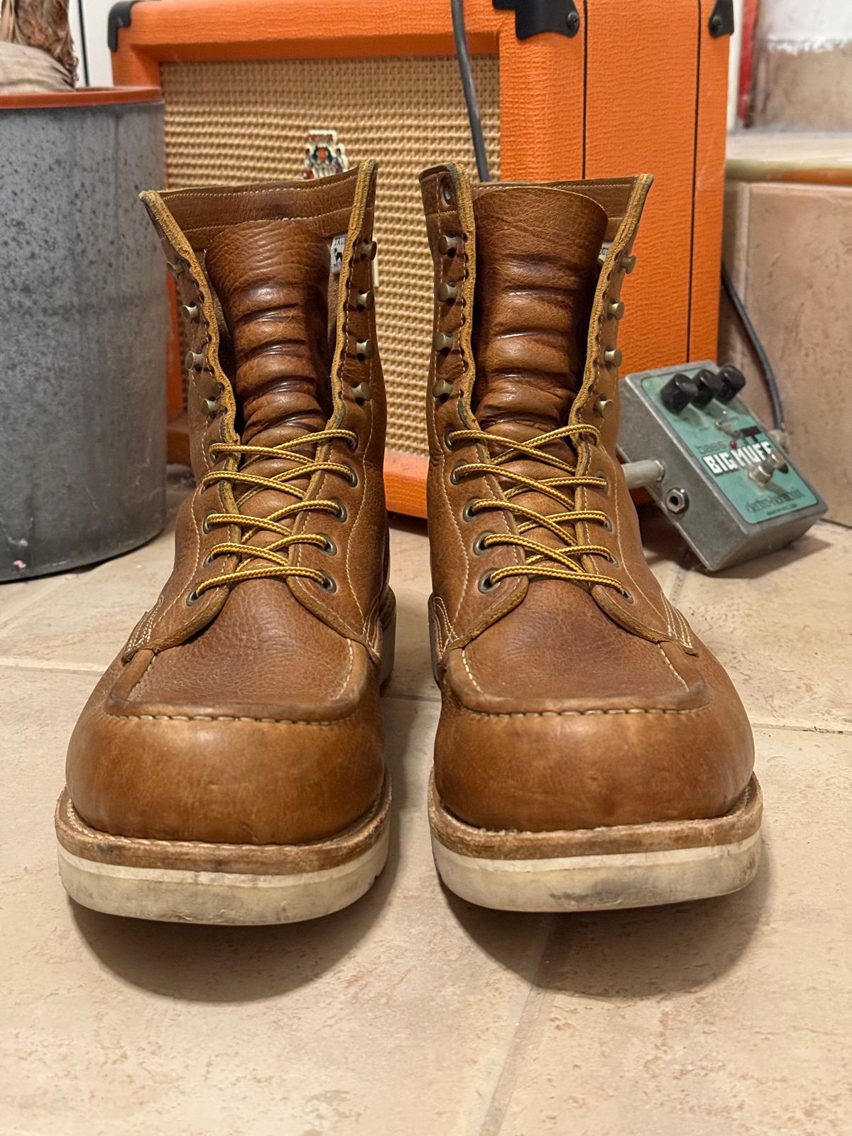 Photo by switchtrue on March 5, 2026 of the Truman Upland Boot in British Tan Grizzly.