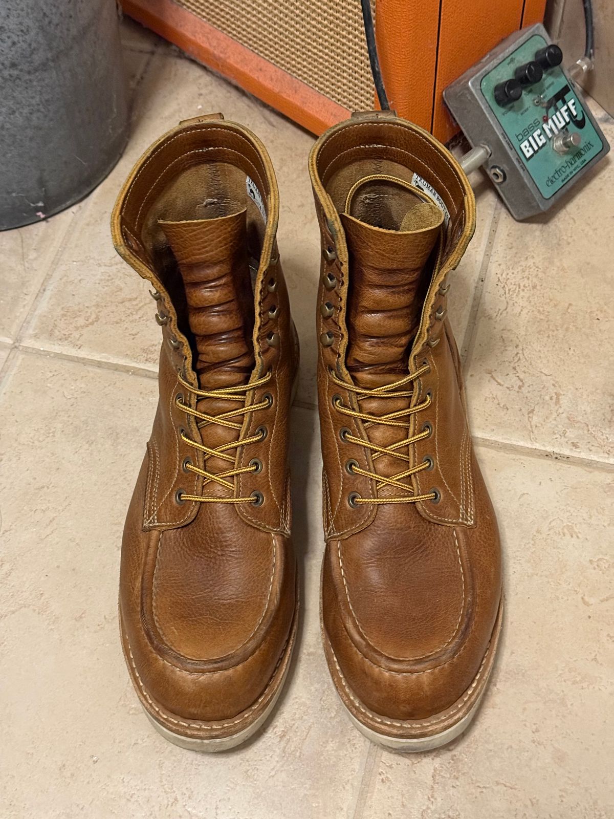 Photo by switchtrue on March 5, 2026 of the Truman Upland Boot in British Tan Grizzly.