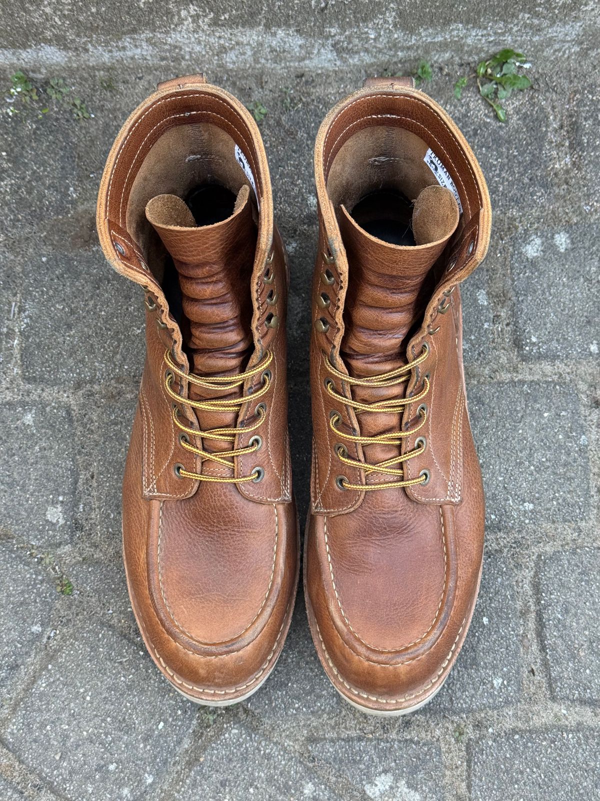 Photo by switchtrue on April 4, 2026 of the Truman Upland Boot in British Tan Grizzly.