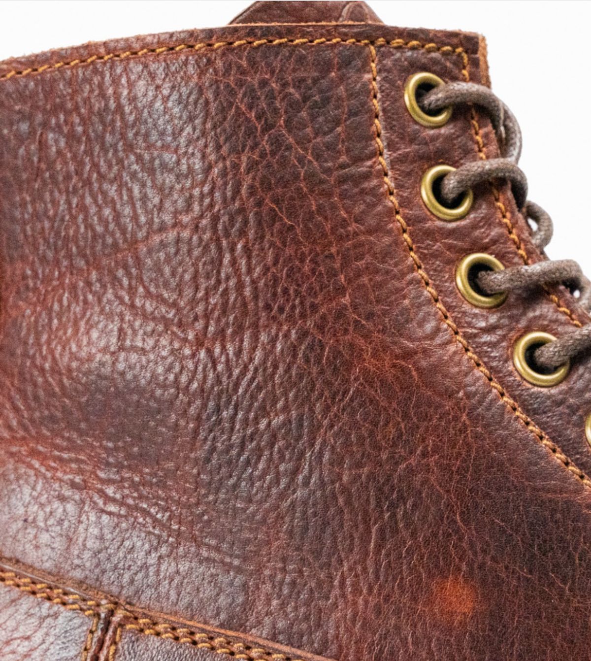 Photo by chris.8888 on May 13, 2025 of the Caswell Boot Company 1912 Russet Marching Shoe Reproduction in Gallun Red Waxy Bridger Elk.