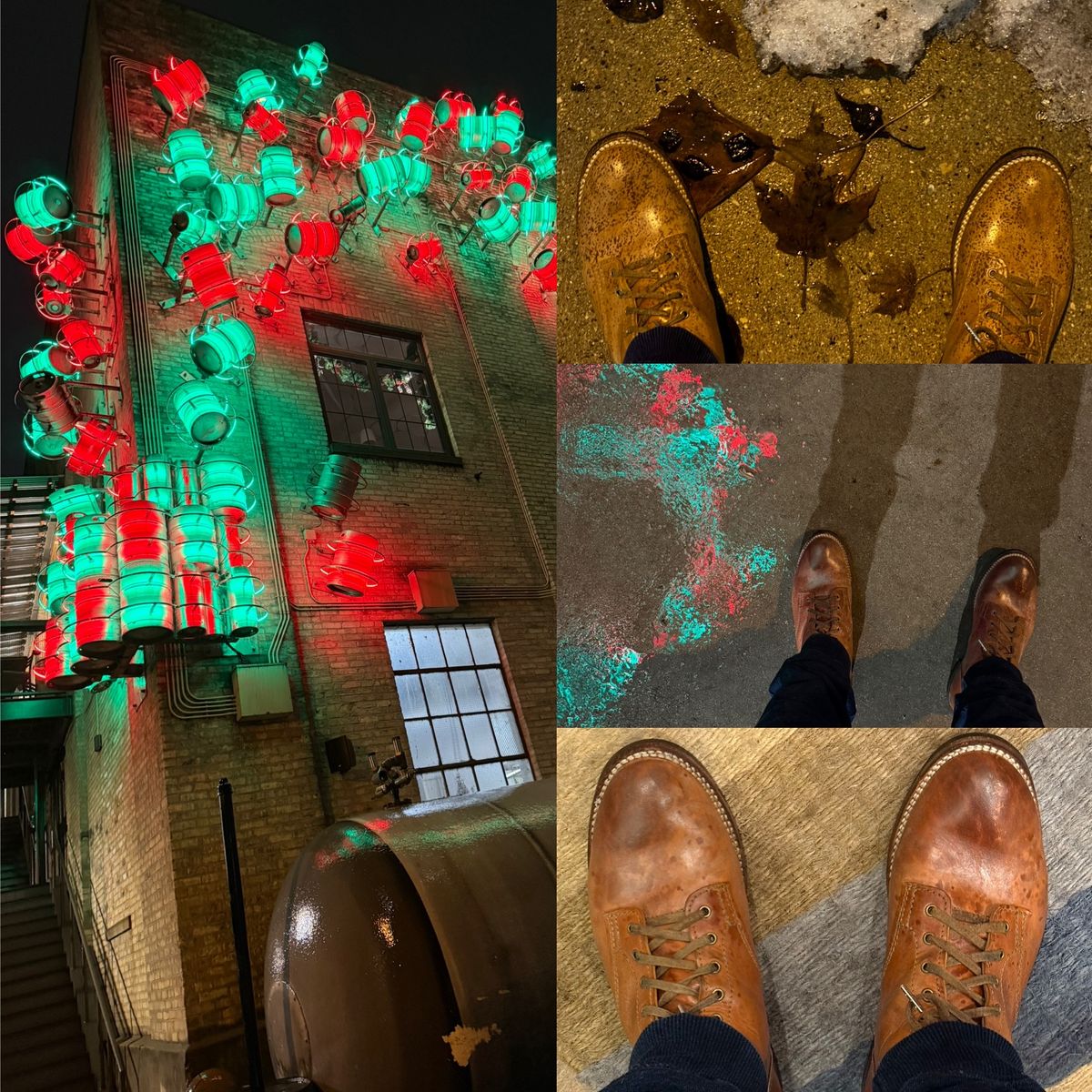 Photo by chris.8888 on December 29, 2025 of the Oldspeed MFG Service Boot 6” in Horween Russet Horsehide Strips.