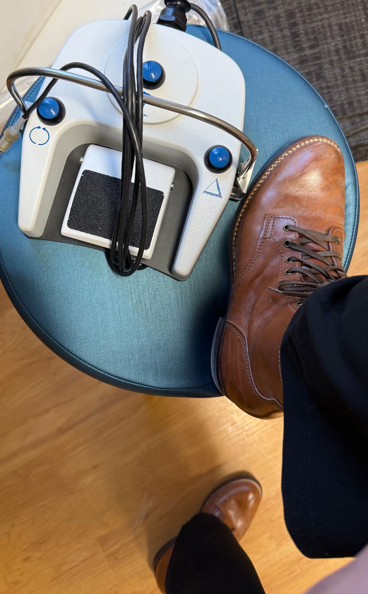 Photo by chris.8888 on January 21, 2026 of the Oldspeed MFG Service Boot 6” in Horween Russet Horsehide Strips.