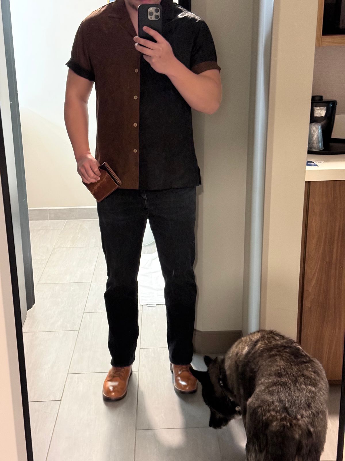 Photo by chris.8888 on April 1, 2026 of the Oldspeed MFG Service Boot 6” in Horween Russet Horsehide Strips.