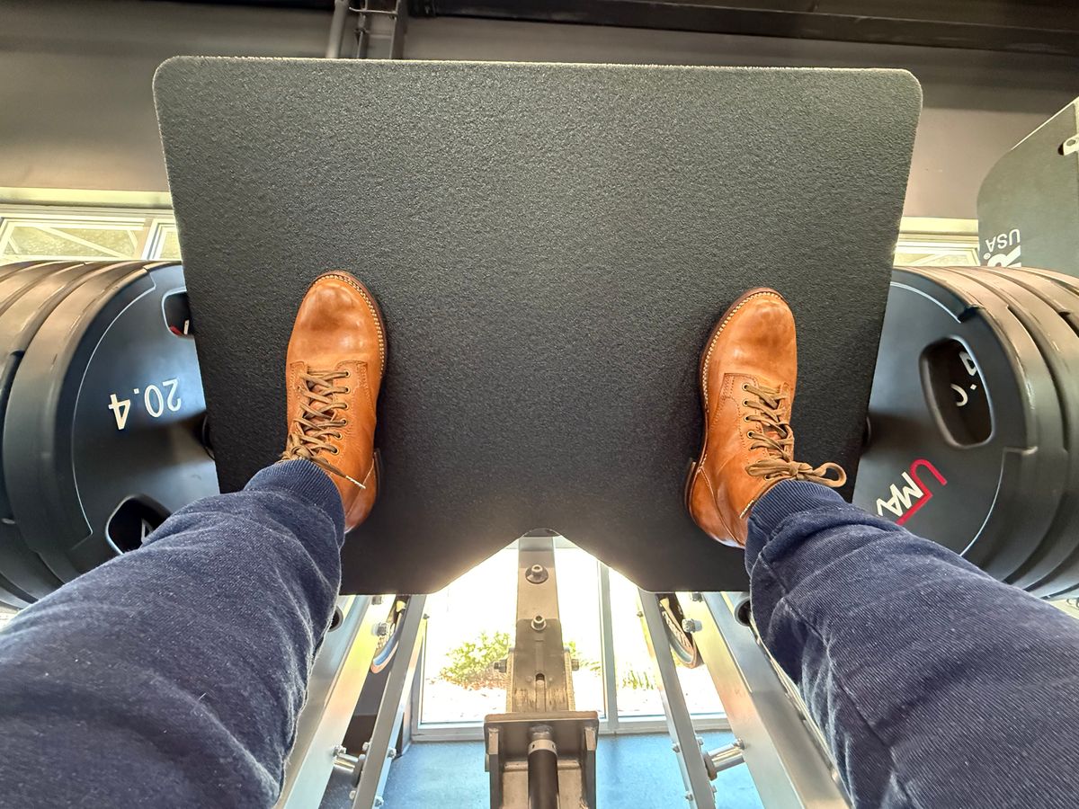 Photo by chris.8888 on June 19, 2026 of the Oldspeed MFG Service Boot 6” in Horween Russet Horsehide Strips.