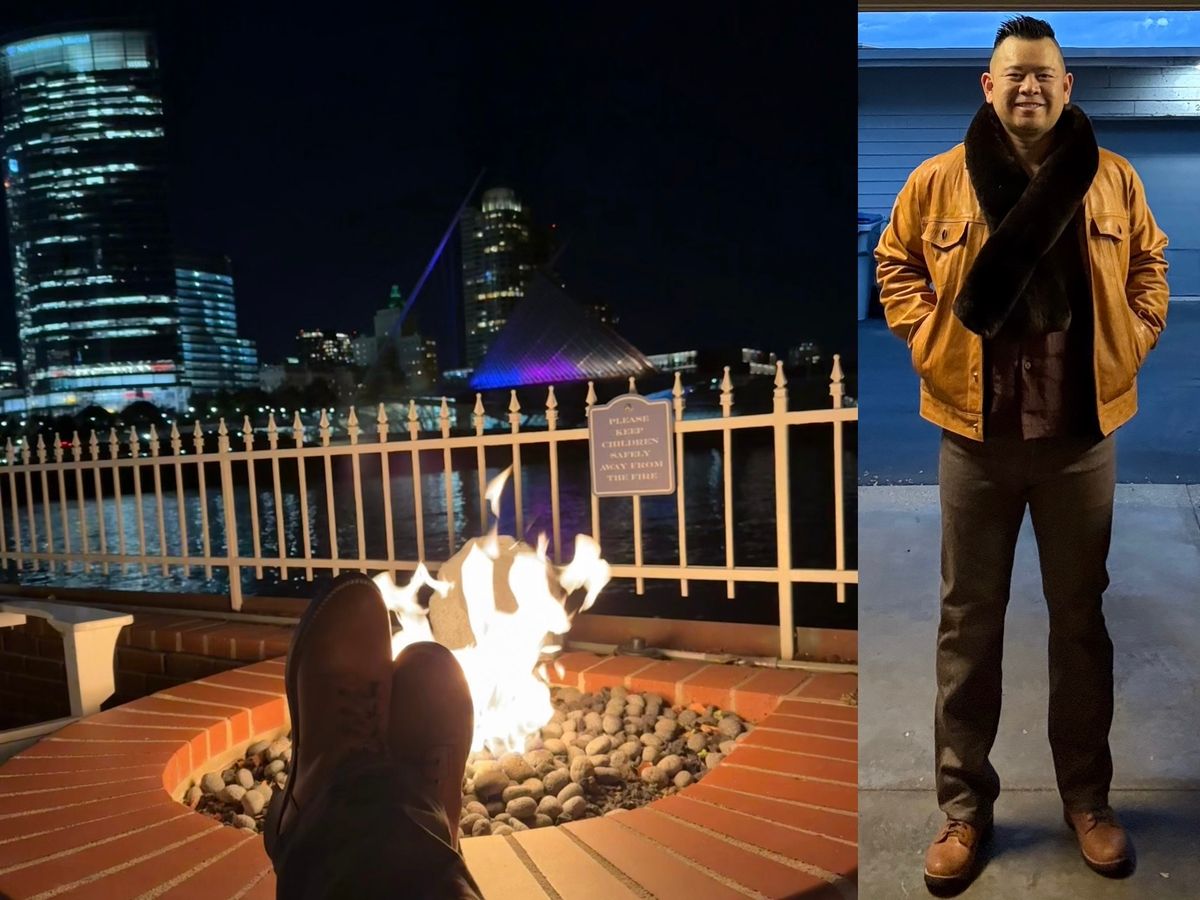 Photo by chris.8888 on October 31, 2025 of the Oldspeed Service Boot 6” in Horween Russet Horsehide Strips.